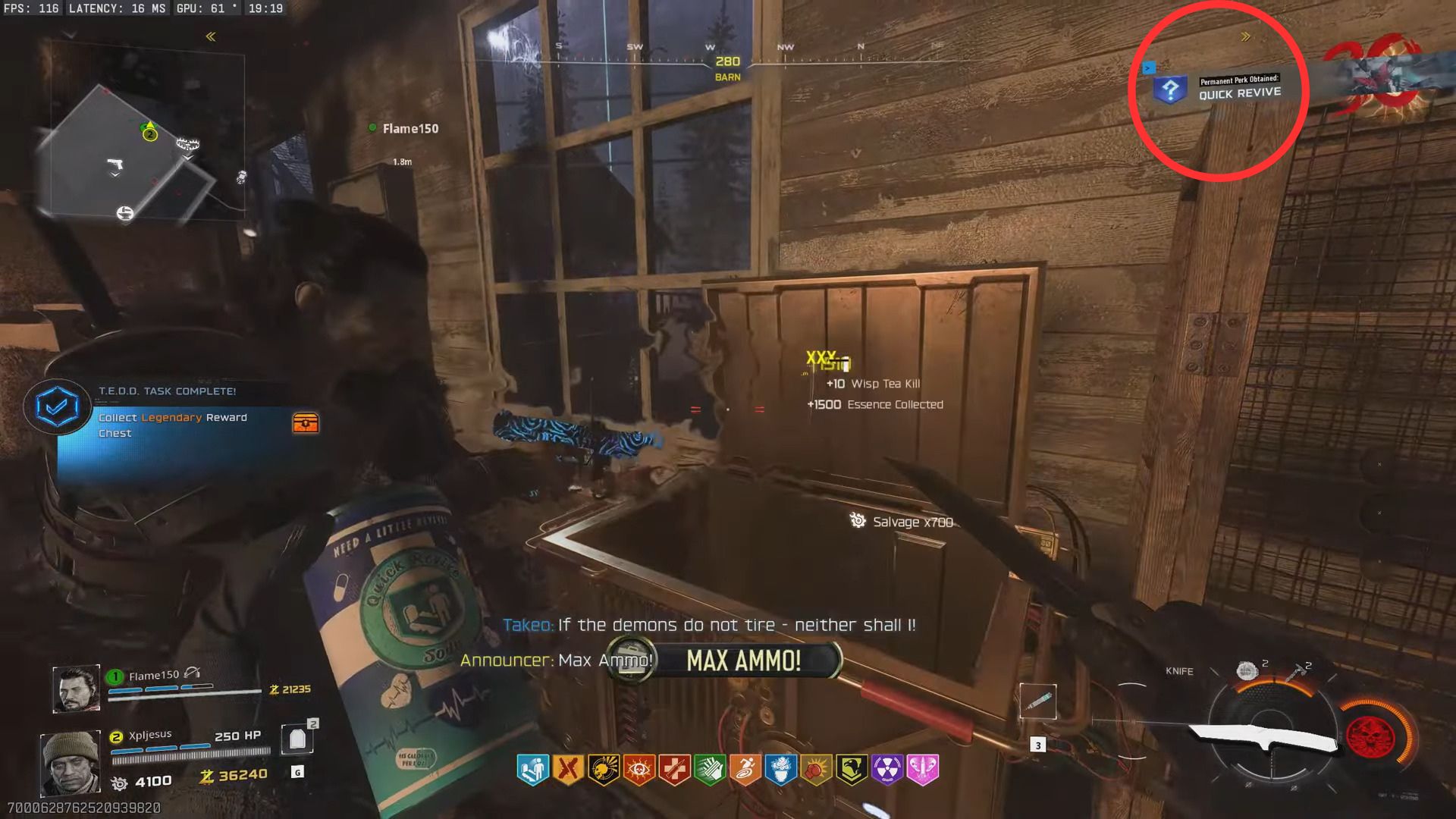 Permanent Perks easter egg in Black ops 7