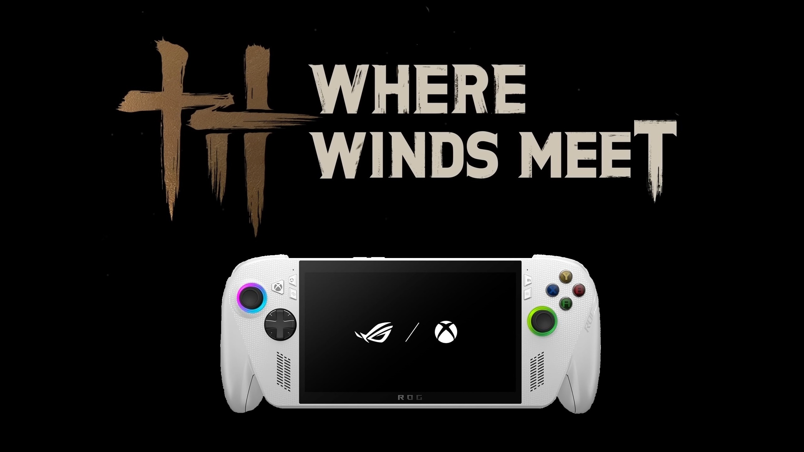 Picture of Where Winds Meet poster with ROG Xbox Ally
