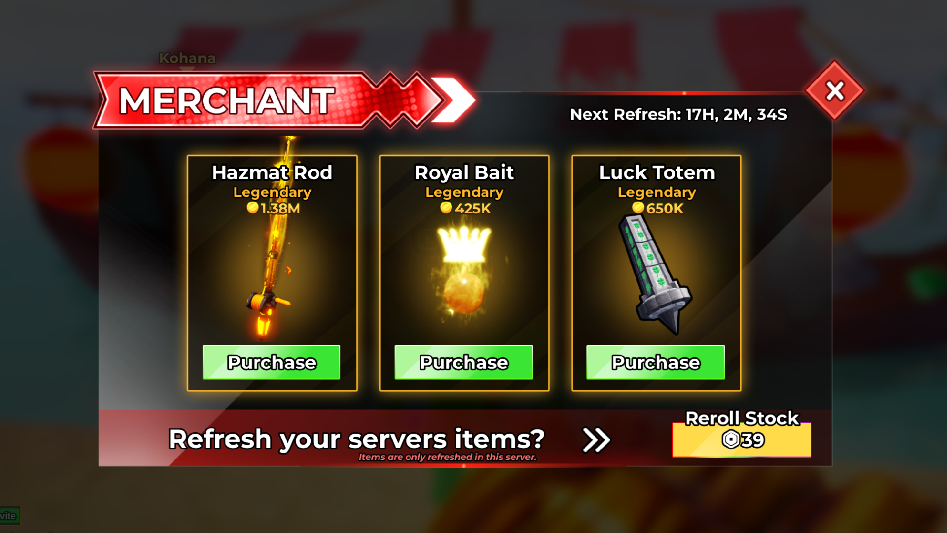 You can buy it from the Traveling Merchant (Image via Roblox Corporation)