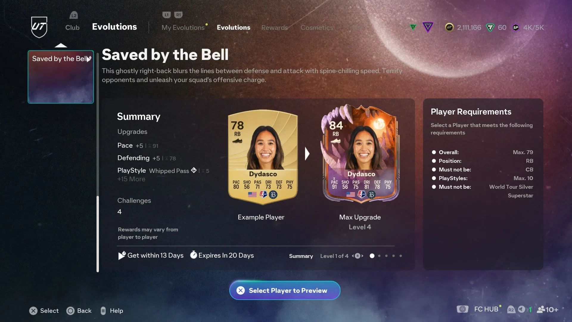 You have to meet the requirements (Source: EA)