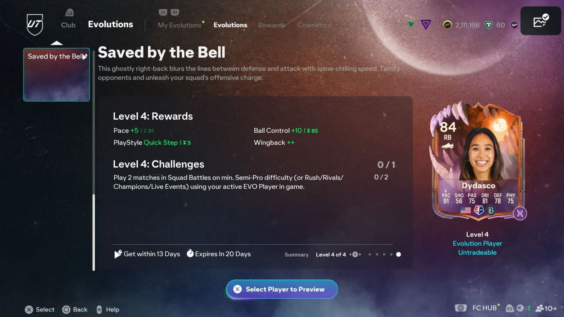 The upgrades are split across 4 levels (Source: EA)