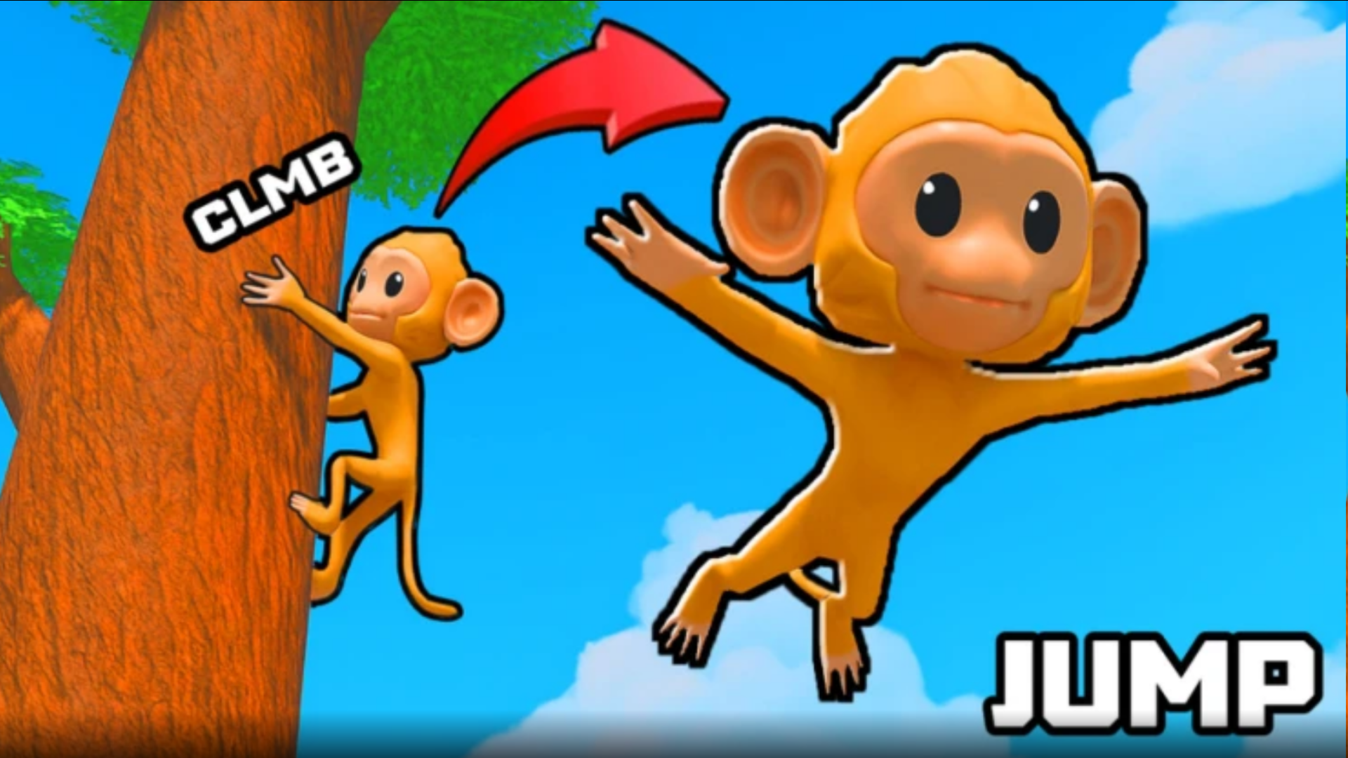 A featured image from Monkey Climb in Roblox