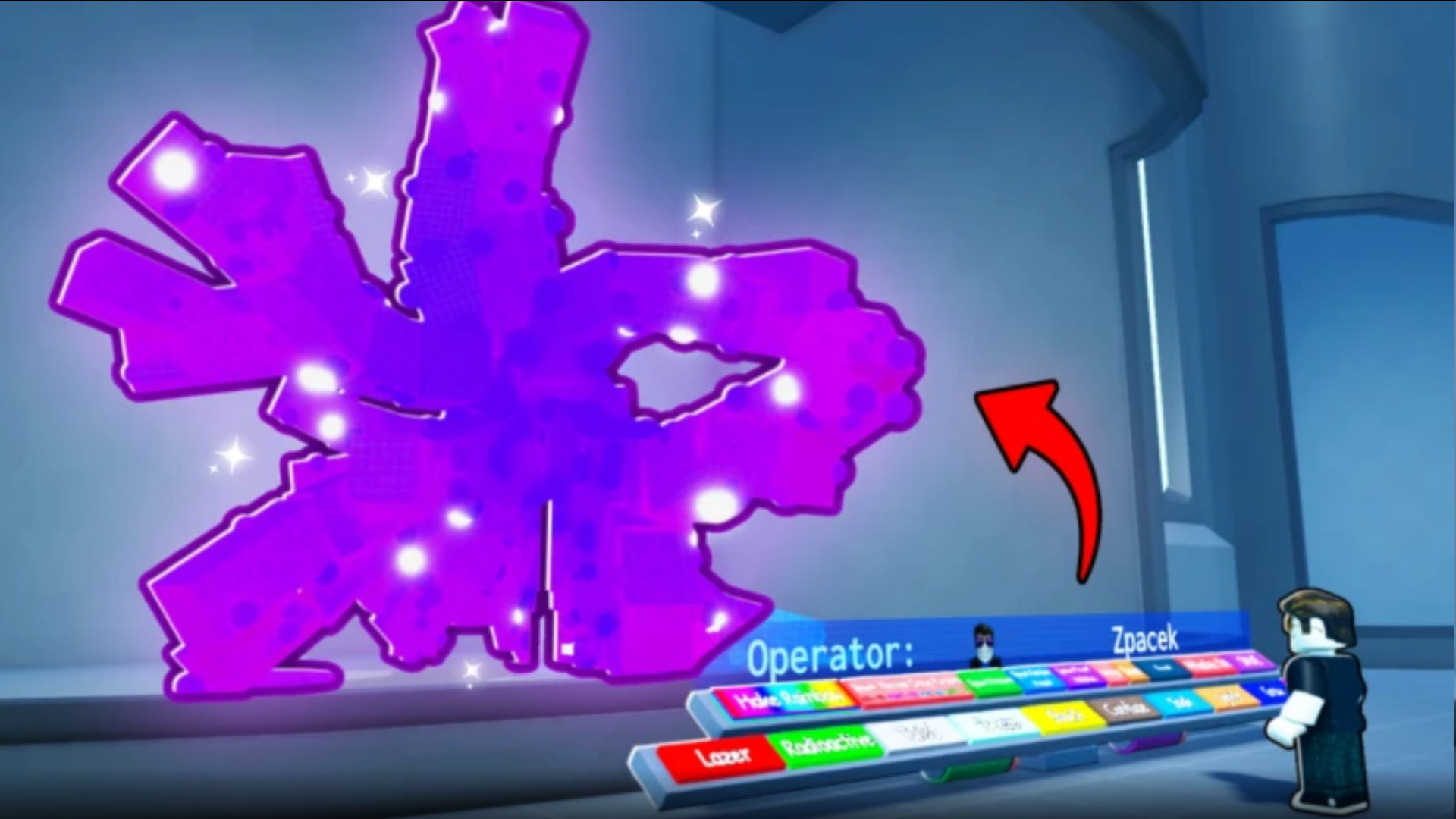 An image from Parasite.exe in Roblox