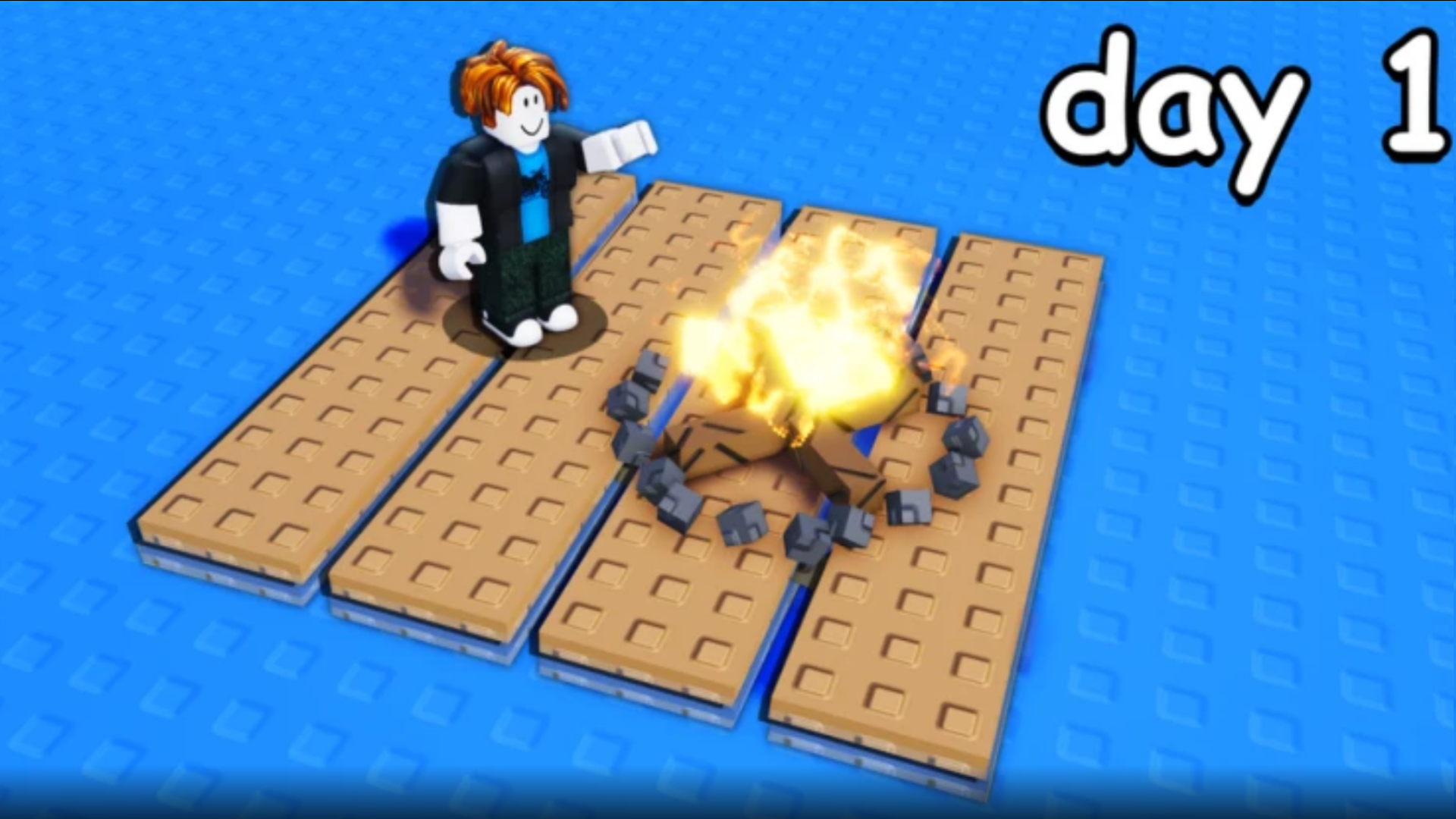 A featured image from Survive on a Raft in Roblox