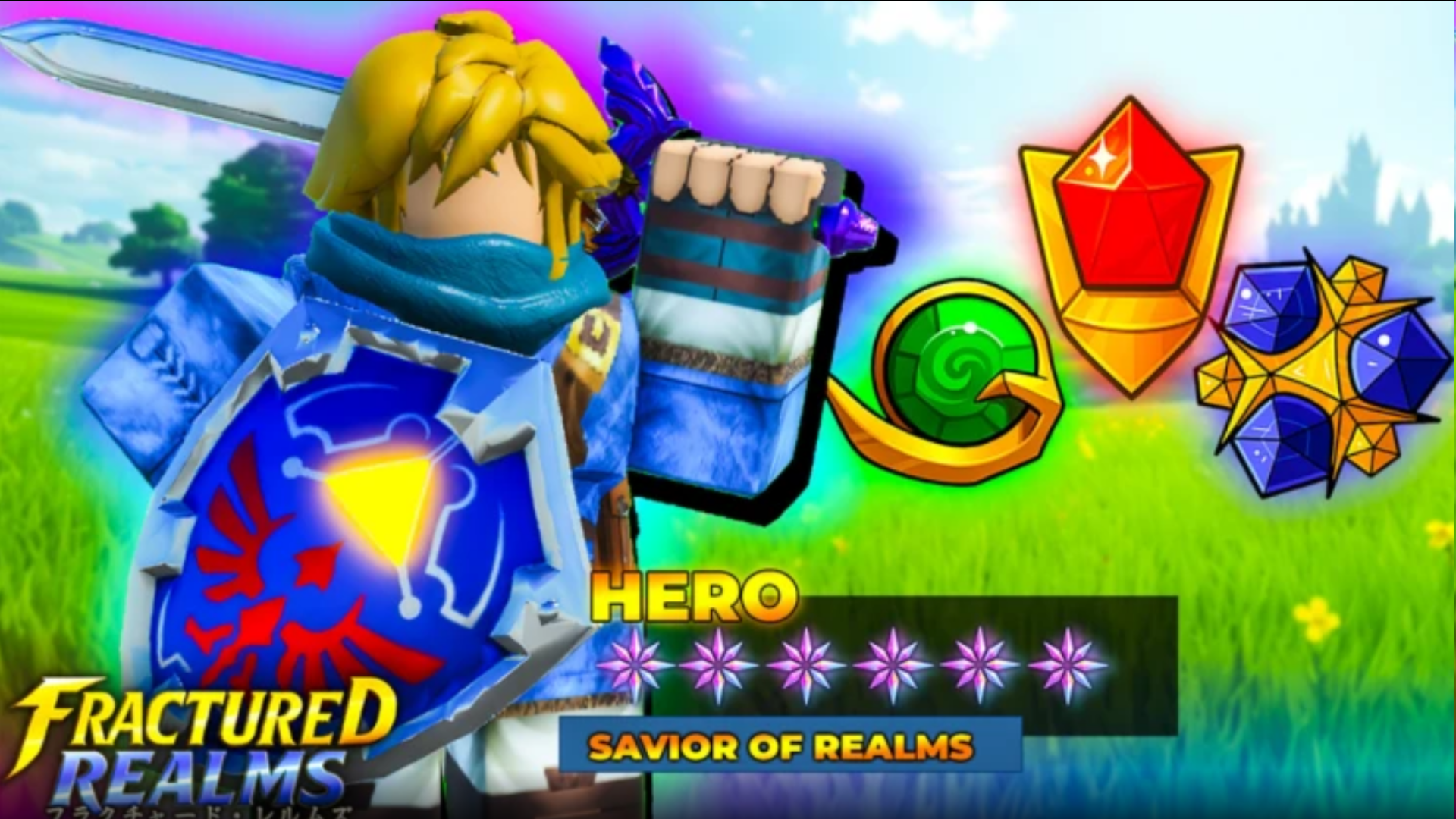 A featured image from Fractured Realms in Roblox