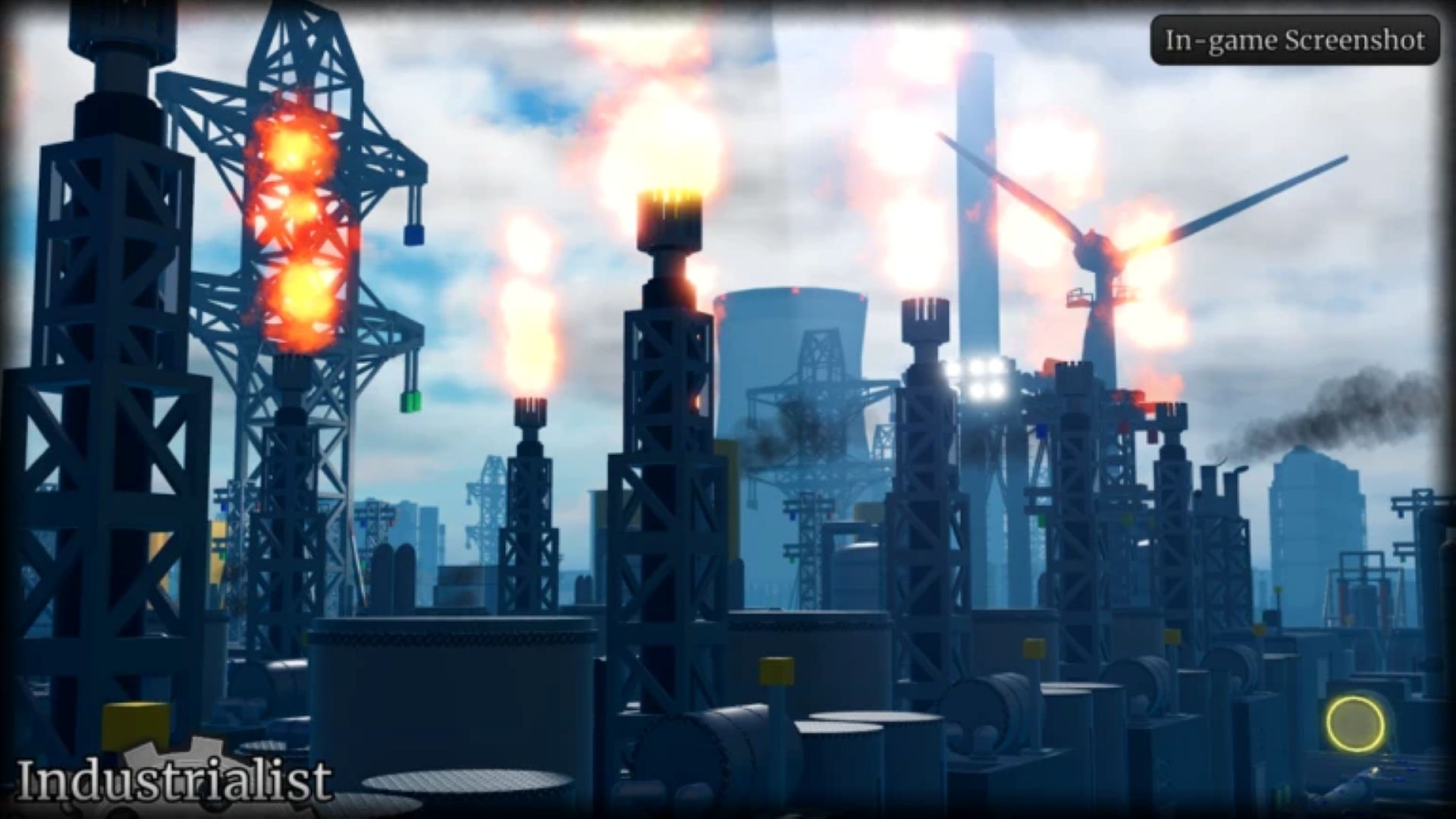 All the basic controls in Industrialist (Image via Roblox Corporation)