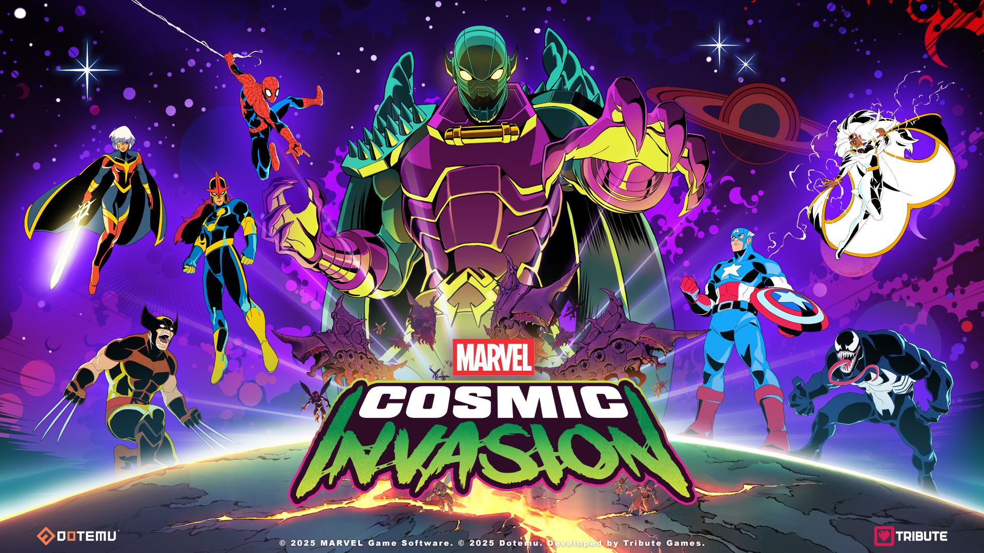 Take on Annihilus in Marvel Cosmic Invasion (Image via Dotemu)