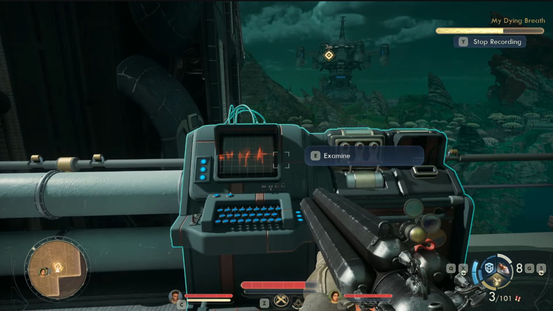 Climb the tower and reach the controls (Source: Xbox Game Studios | Gamerack/YouTube)