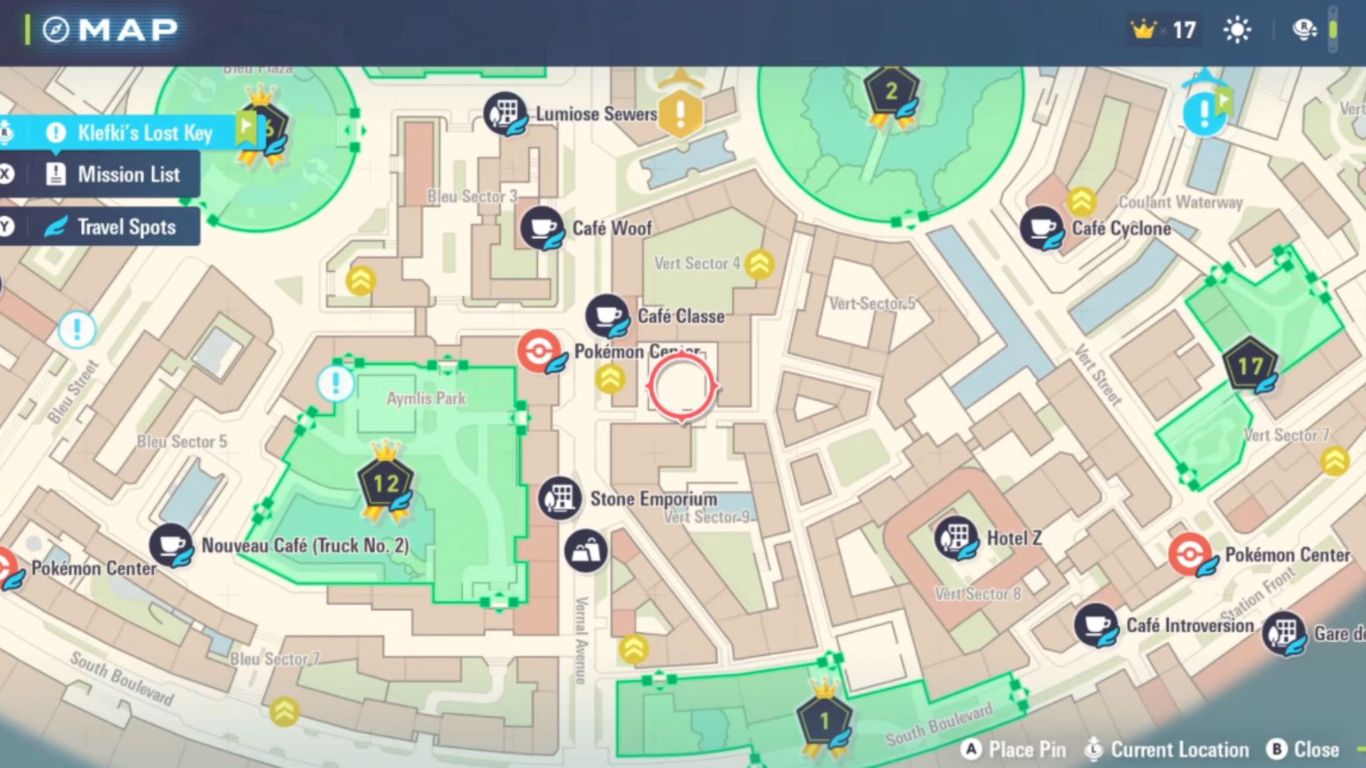 You'll find the key here (Source: The Pokemon Company | Quick Tips/YouTube)