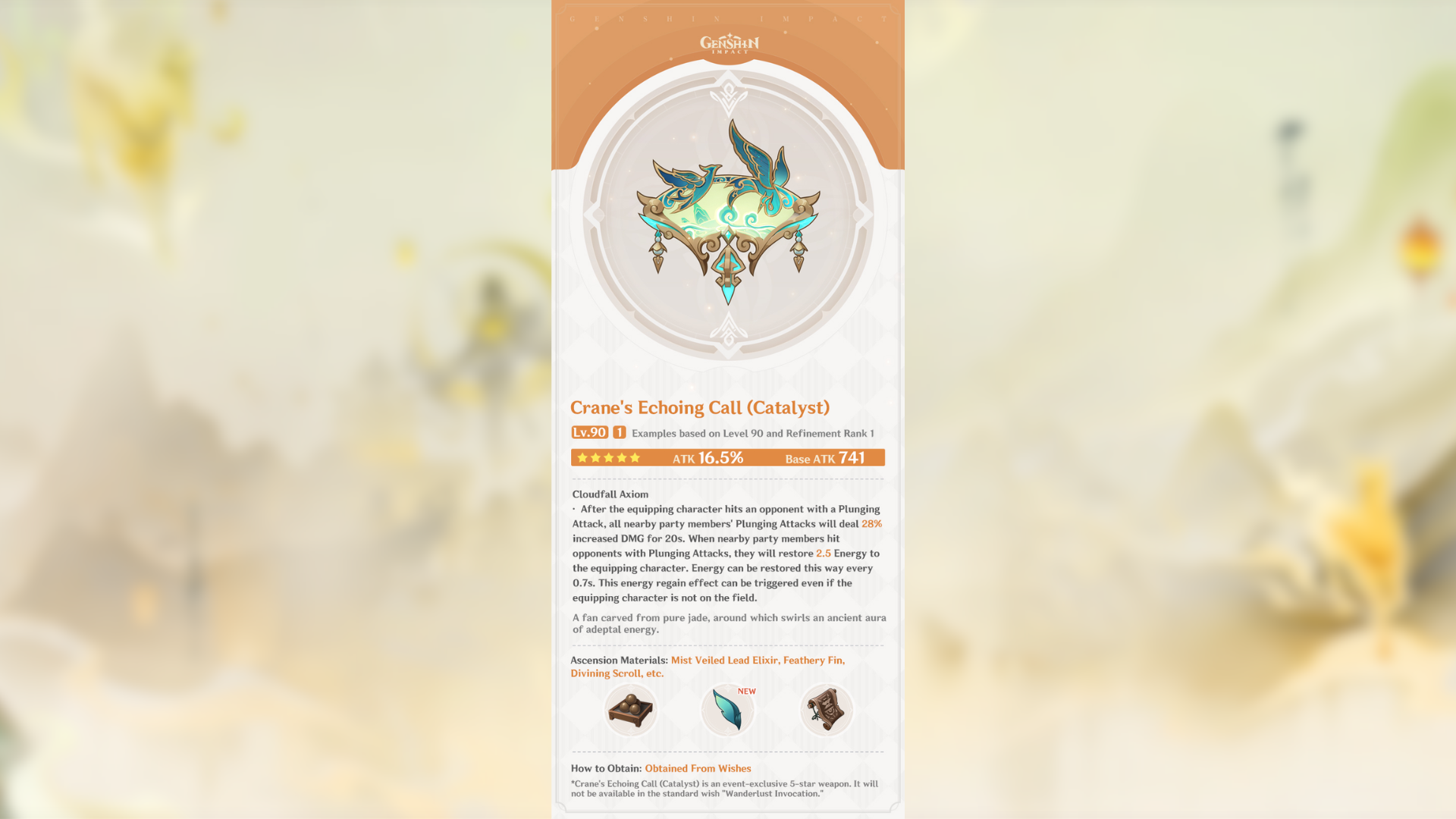 Genshin Impact Best Xianyun Build Guide (Weapons, Teams, Artifacts