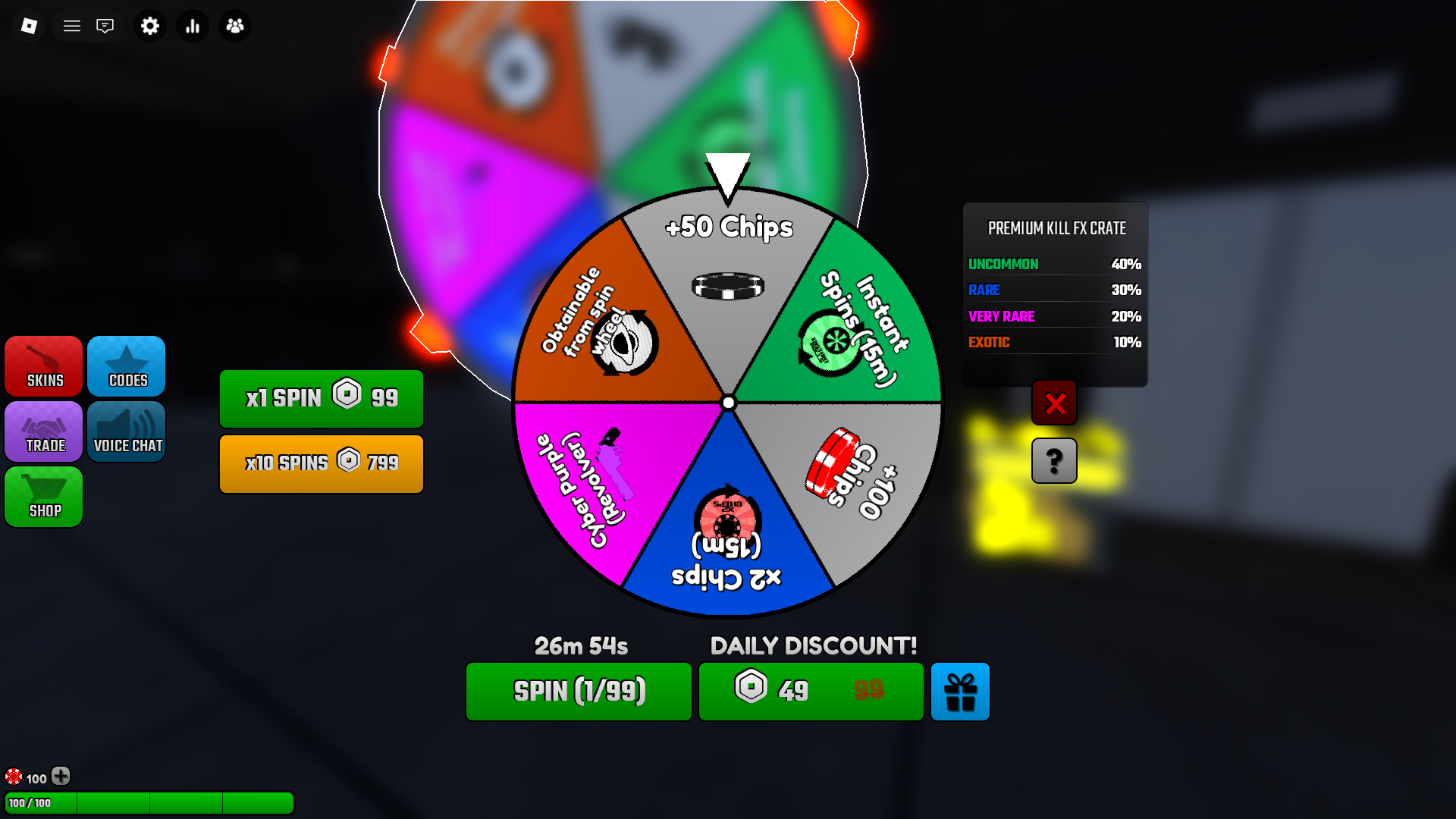 Spindown Codes March 2026 Deltia S Gaming Desktop Screenshot 2026.03.14 18.55.13.03 