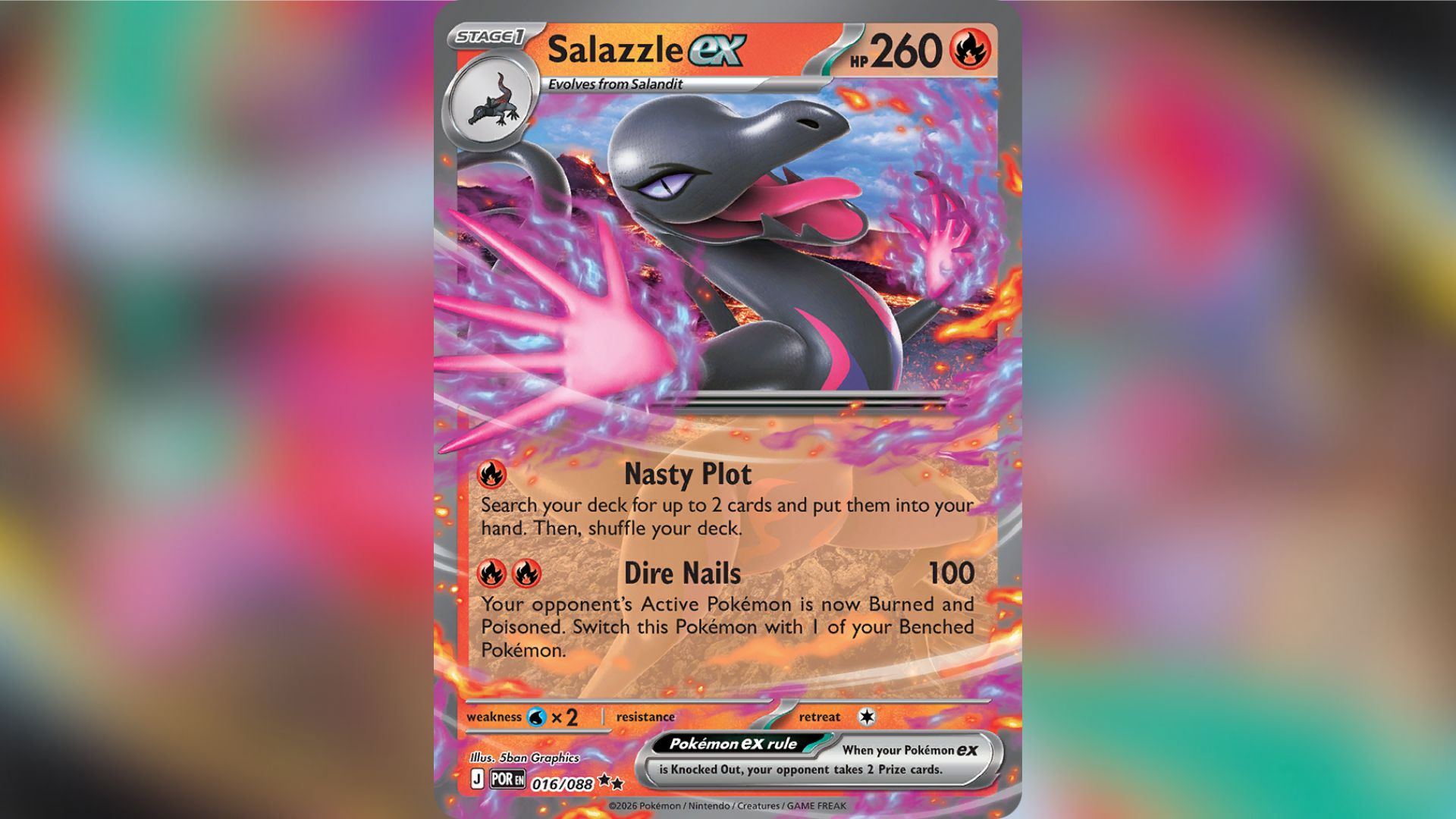 pokemon salazzle card Pokemon TCG: Sword & Shield main image 1
