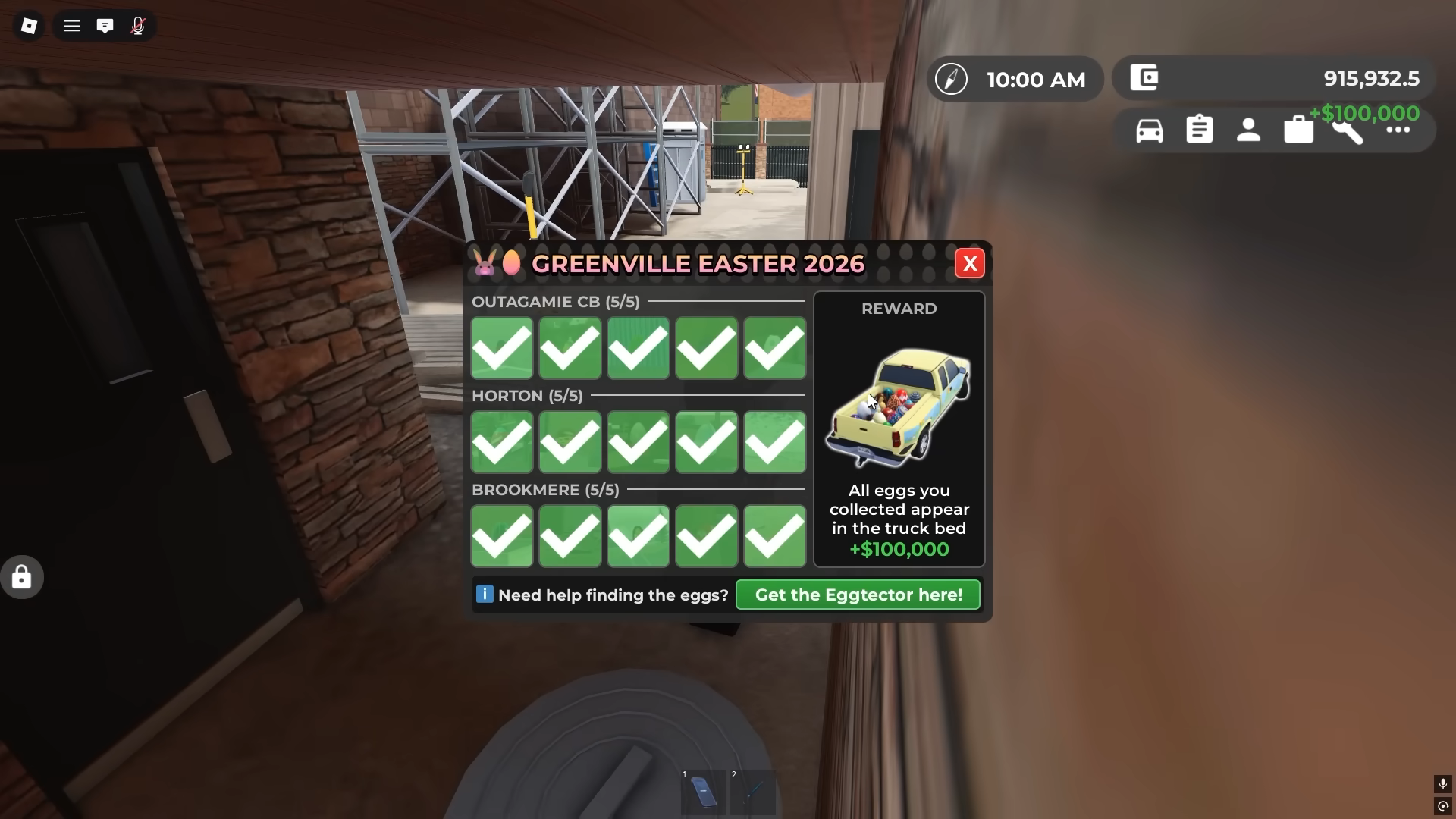 Greenville Easter 2026: All Egg locations (Image via Roblox Corporation)