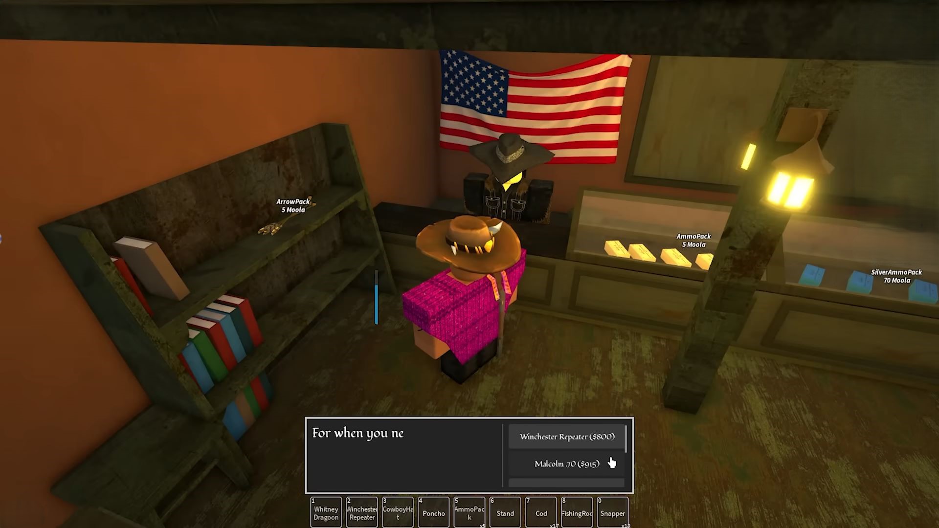 Bridger Western Weapons Guide Deltia S Gaming Gun Store Image Via Roblox Corporation 