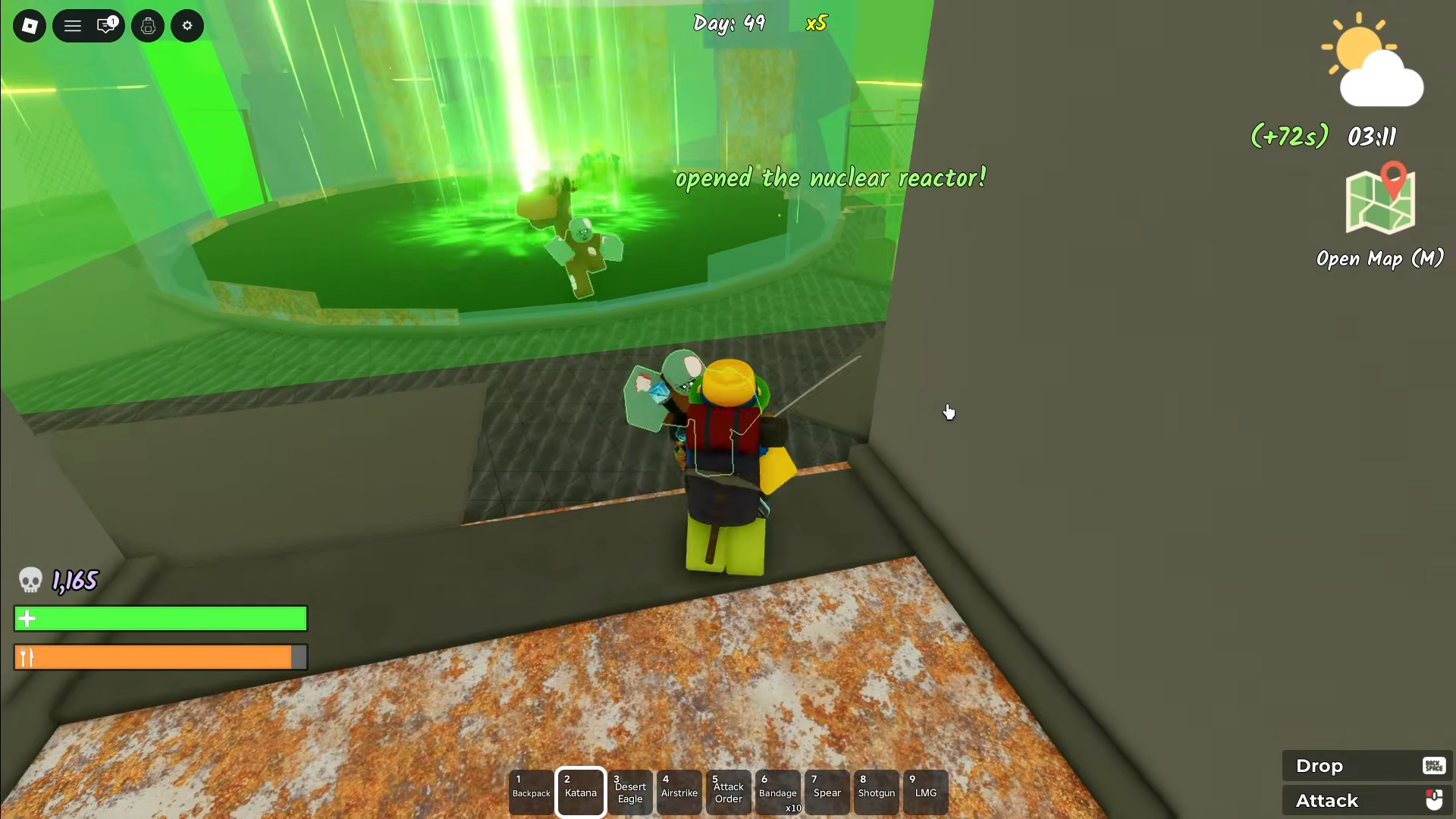 Survive The Apocalypse Nuclear Reactor Guide Deltia S Gaming Nuclear Reactor In Survive The Apocalypse Image Via Roblox Corporation 