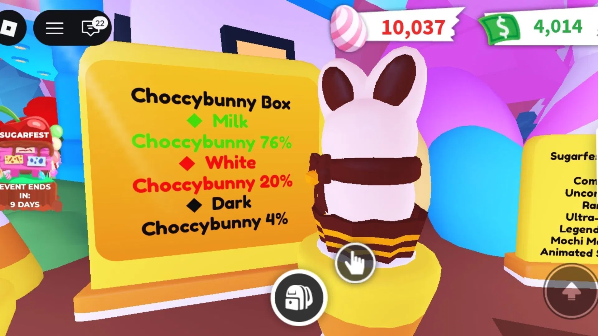 Adopt Me Sugarfest: Choccybunny Box Update Patch Notes - Deltia's Gaming