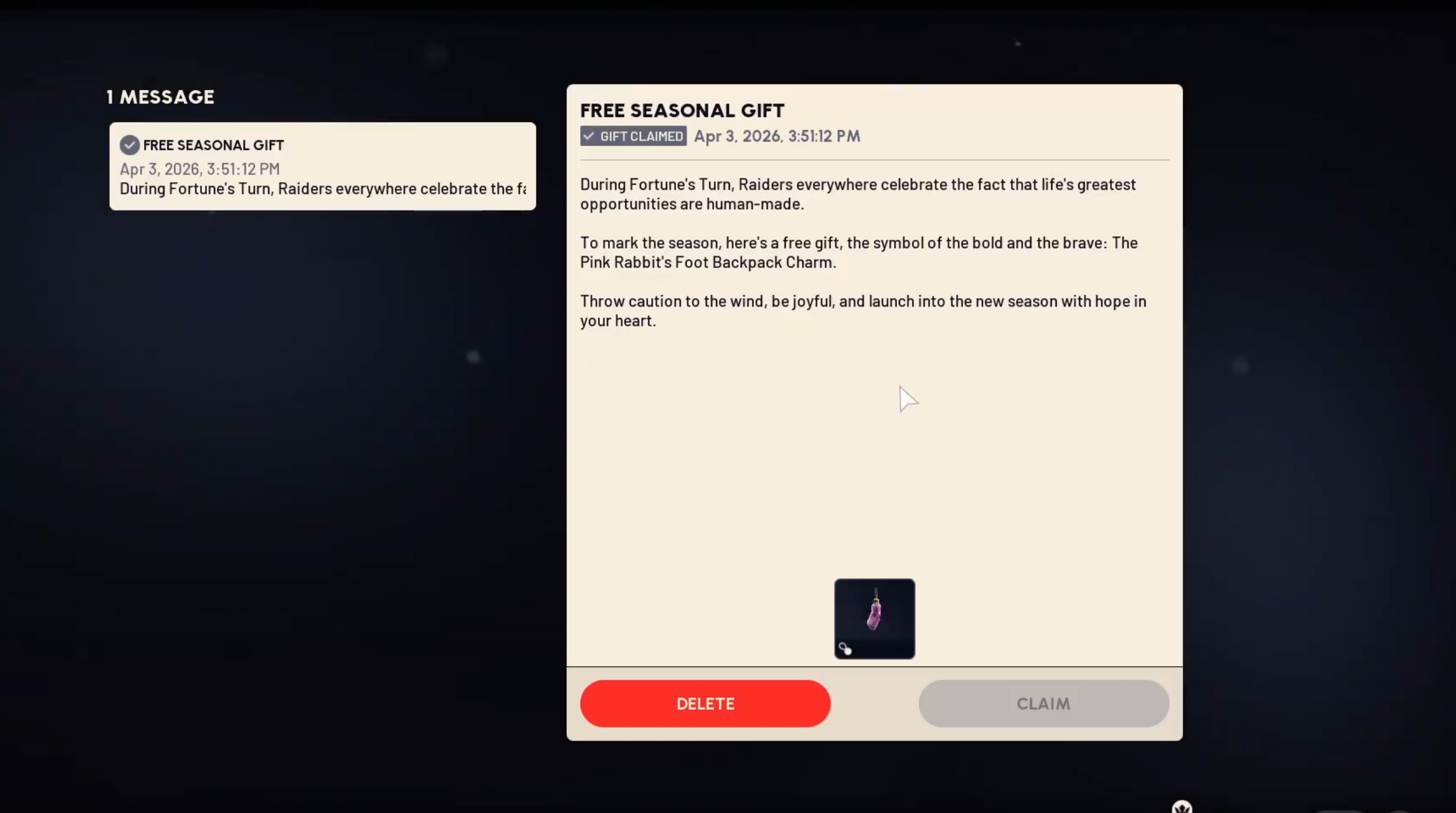 Arc Raiders: How To Get Pink Rabbit's Foot Backpack Charm For Free ...