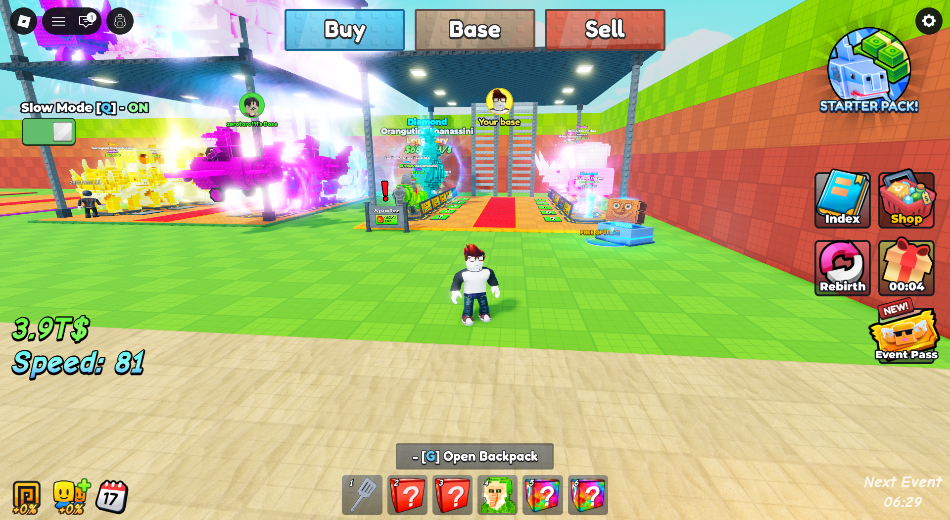 Open Sea For Brainrots (Image via Roblox Corporation)