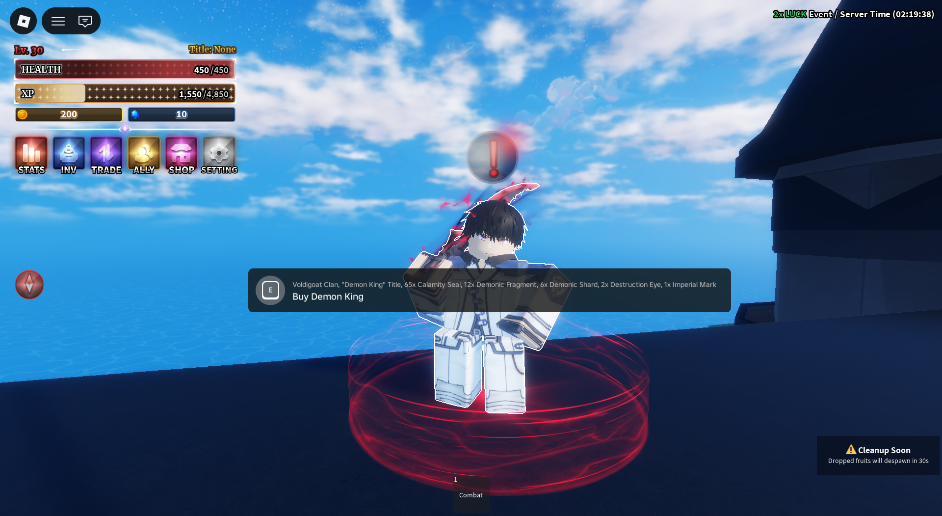 Sailor Piece Demon King (Anos) Fighting Style Guide - Deltia's Gaming