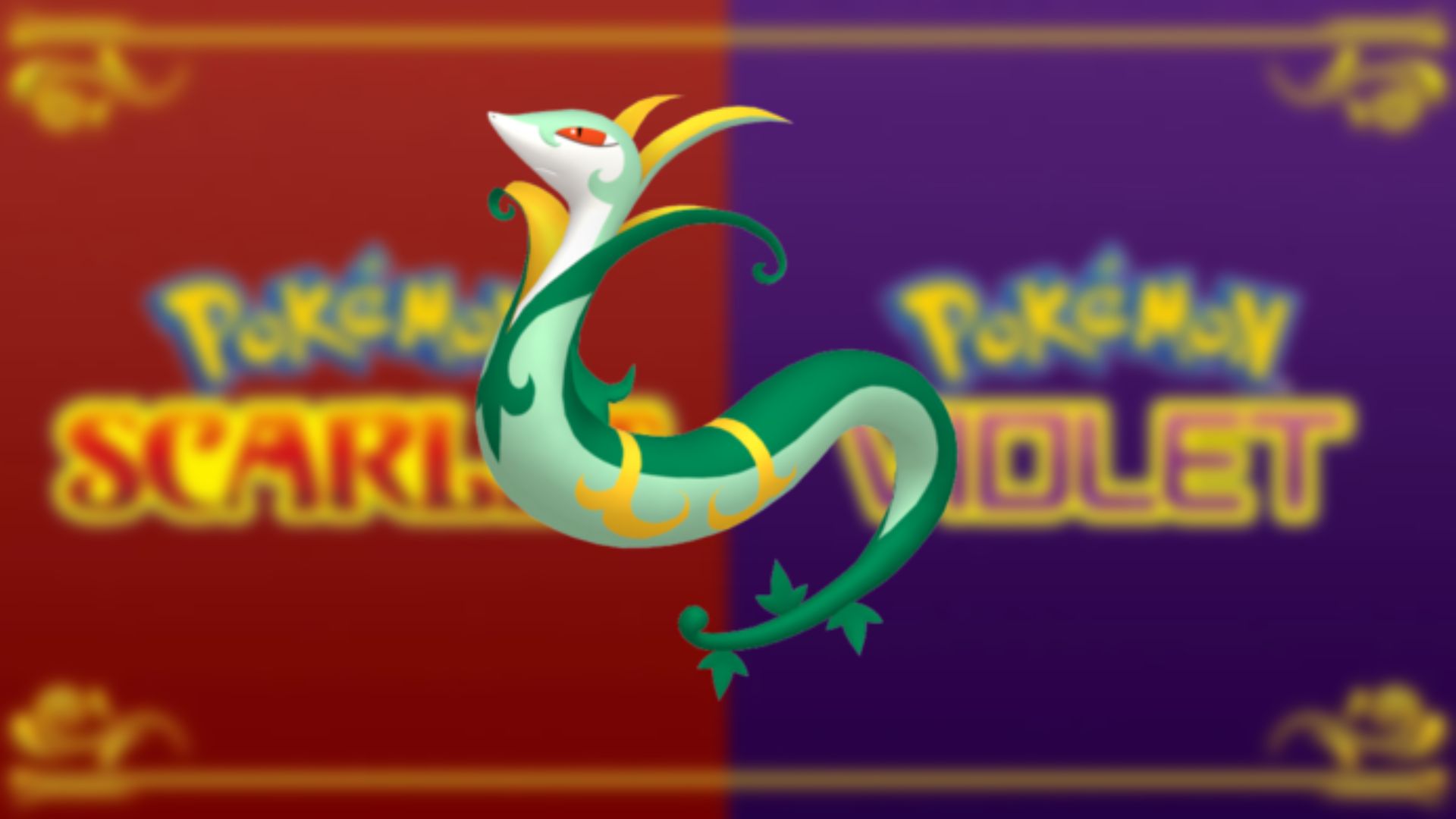 Serperior in Pokemon Scarlet and Violet (Image via TPC)