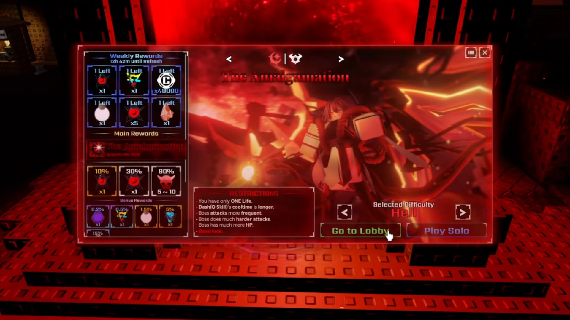 Sol's RNG The Amalgamation Hell Update Patch Notes - Deltia's Gaming