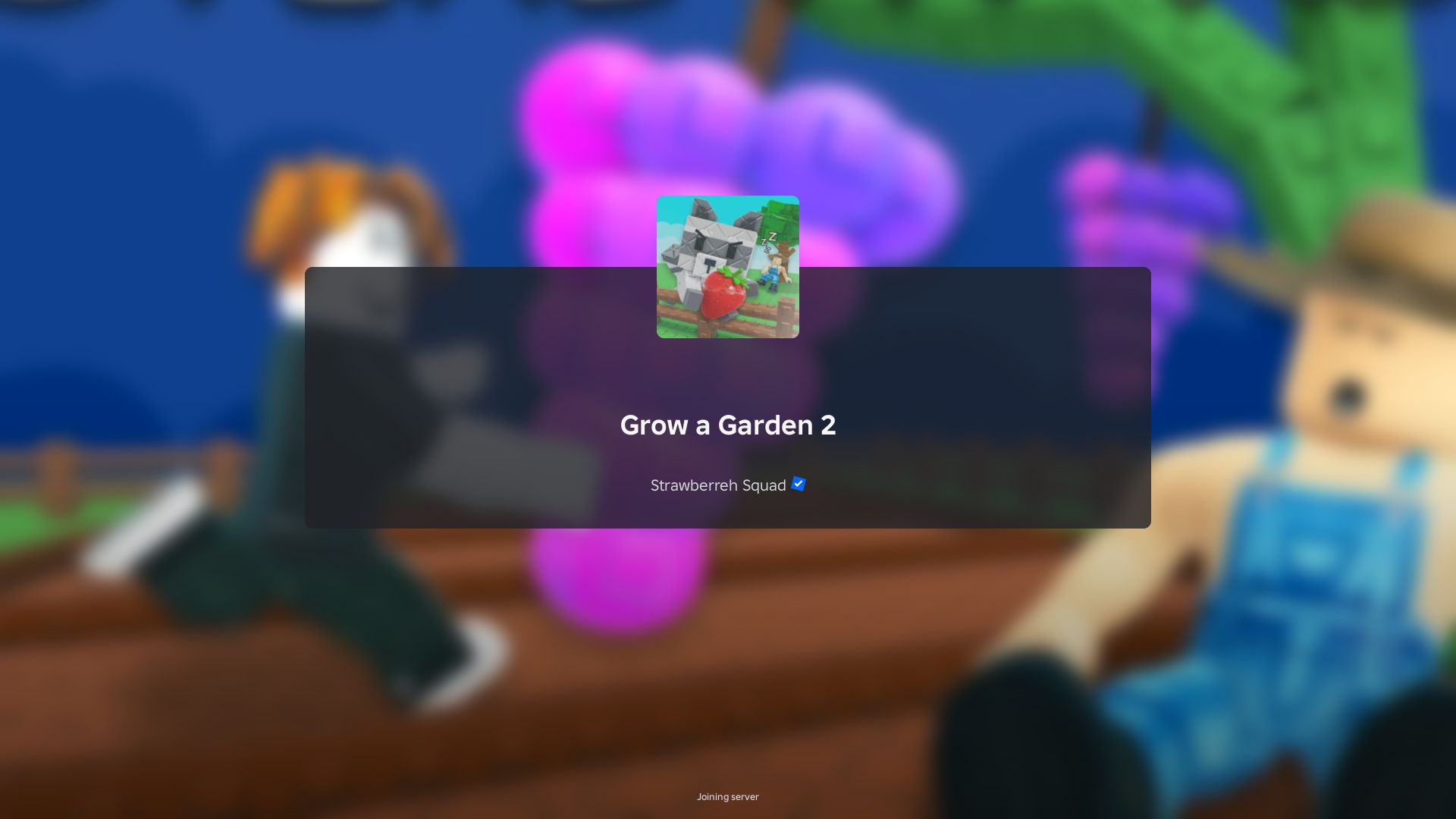 The Wolf in Grow a Garden 2 (Image via Roblox Corporation)