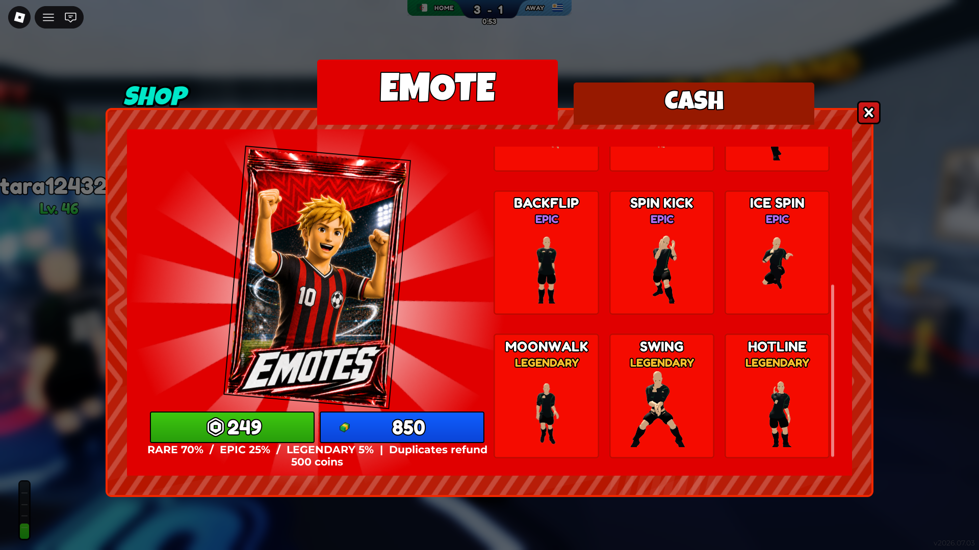 Soccer Stars 26 Codes July 2026 Deltia S Gaming Desktop Screenshot 2026.07.06 16.08.42.27 