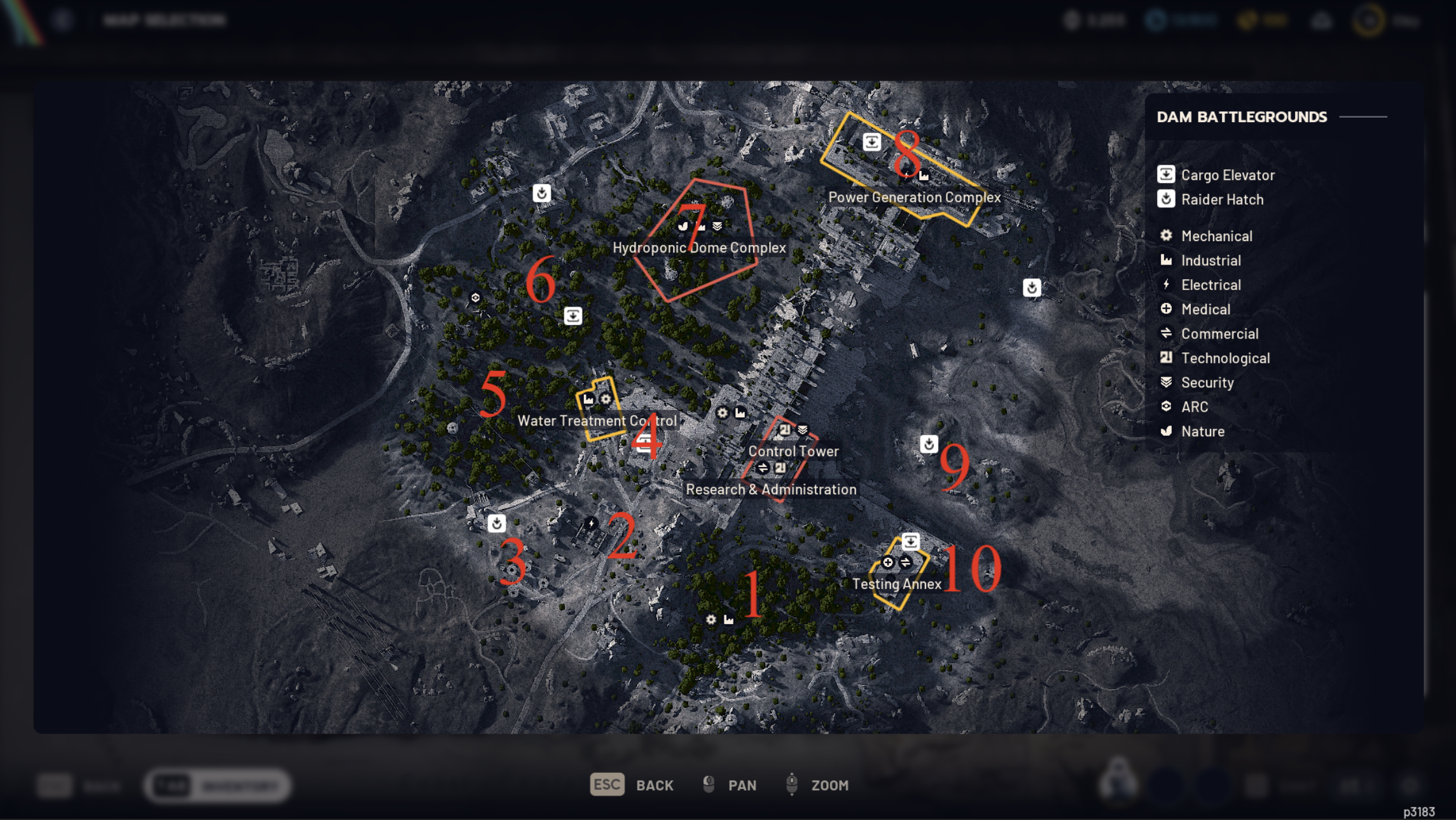Search Raider Caches