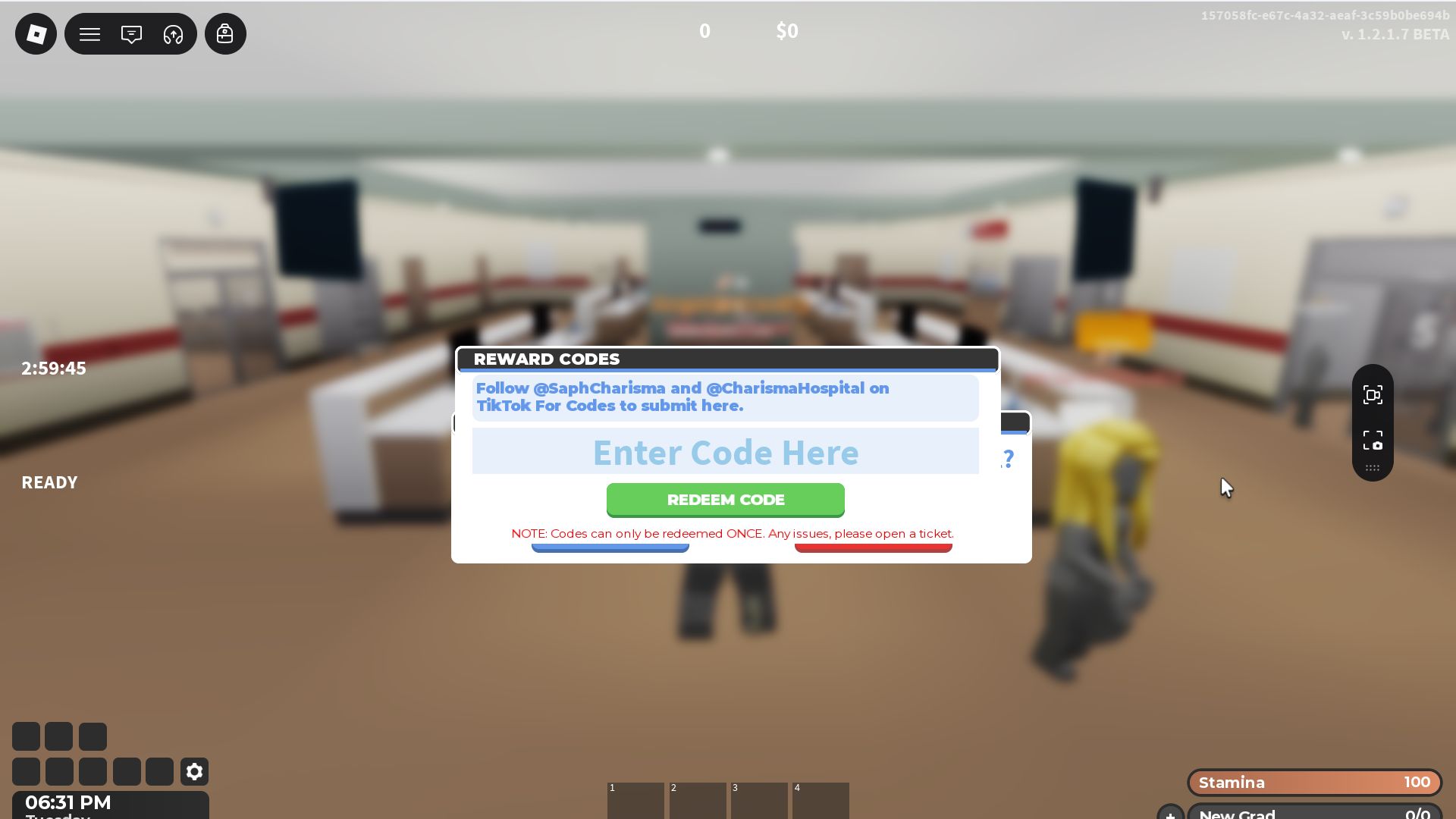 Redeeming codes can give players an advantage in this experience (Image via Roblox Corporation)