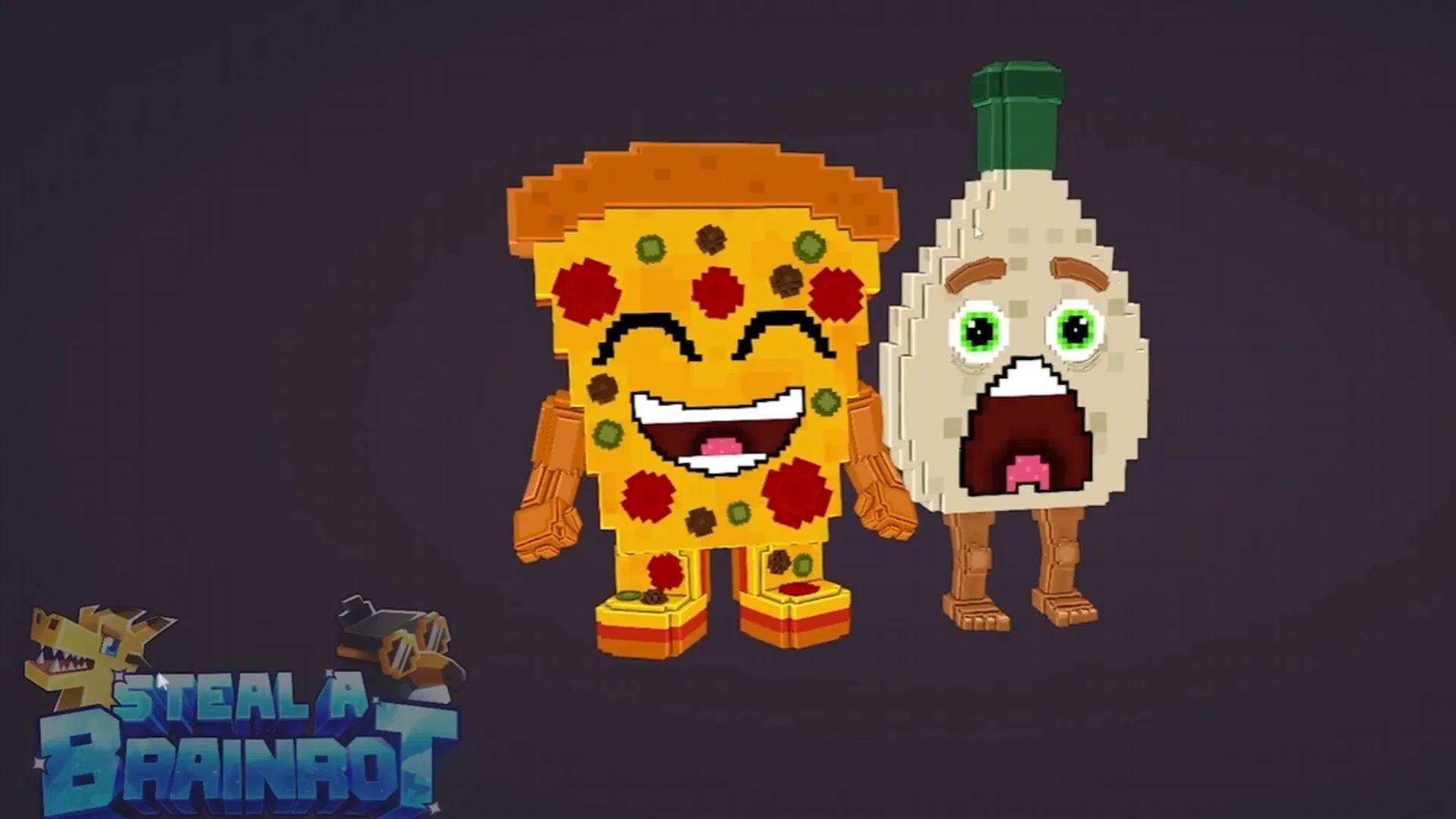 Obtaining the Pizza and Ranch duo unit in Steal a Brainrot (Image via Roblox Corporation)