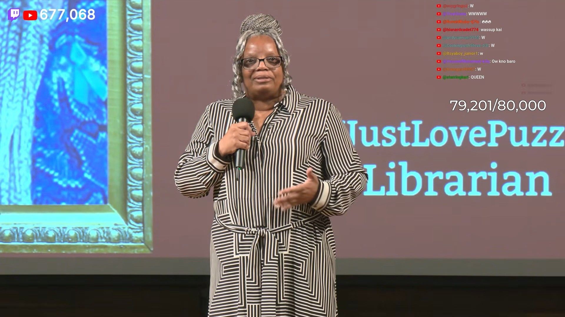 IJustLovePuzzles talks about her problems and trauma (Image via YouTube/Kai Cenat Live)
