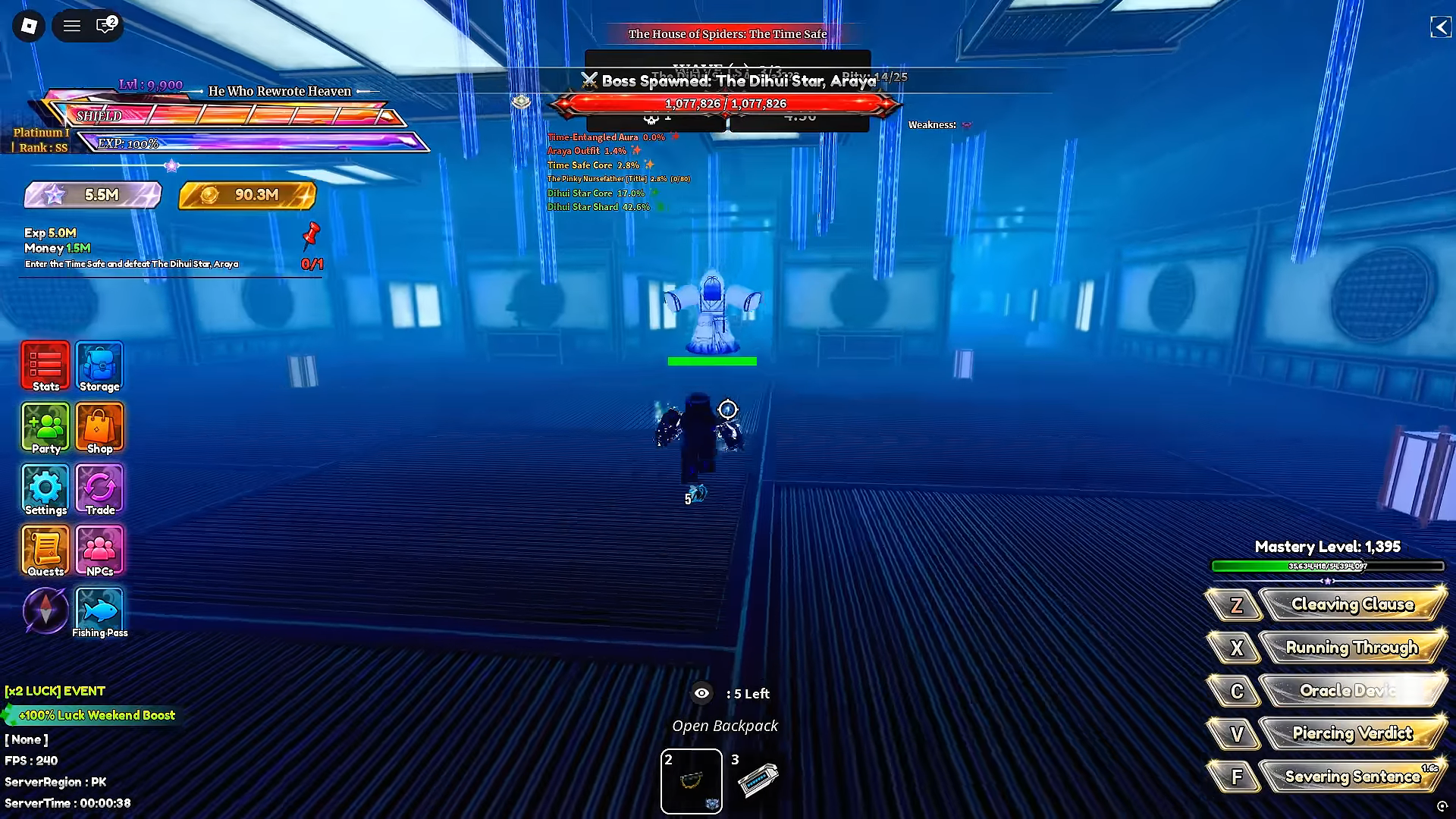 Dihui Star, Araya The Time Safe (Image via Roblox Corporation)