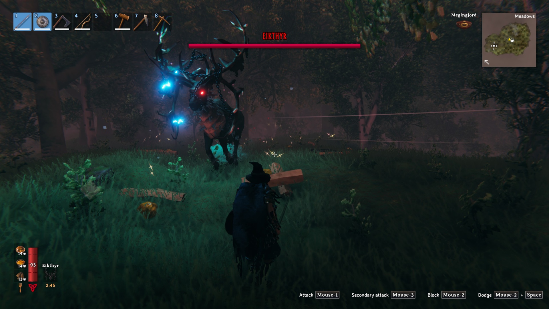 Blocking is the key to winning the fight (Image via Coffee Stain | Deltia’s Gaming)