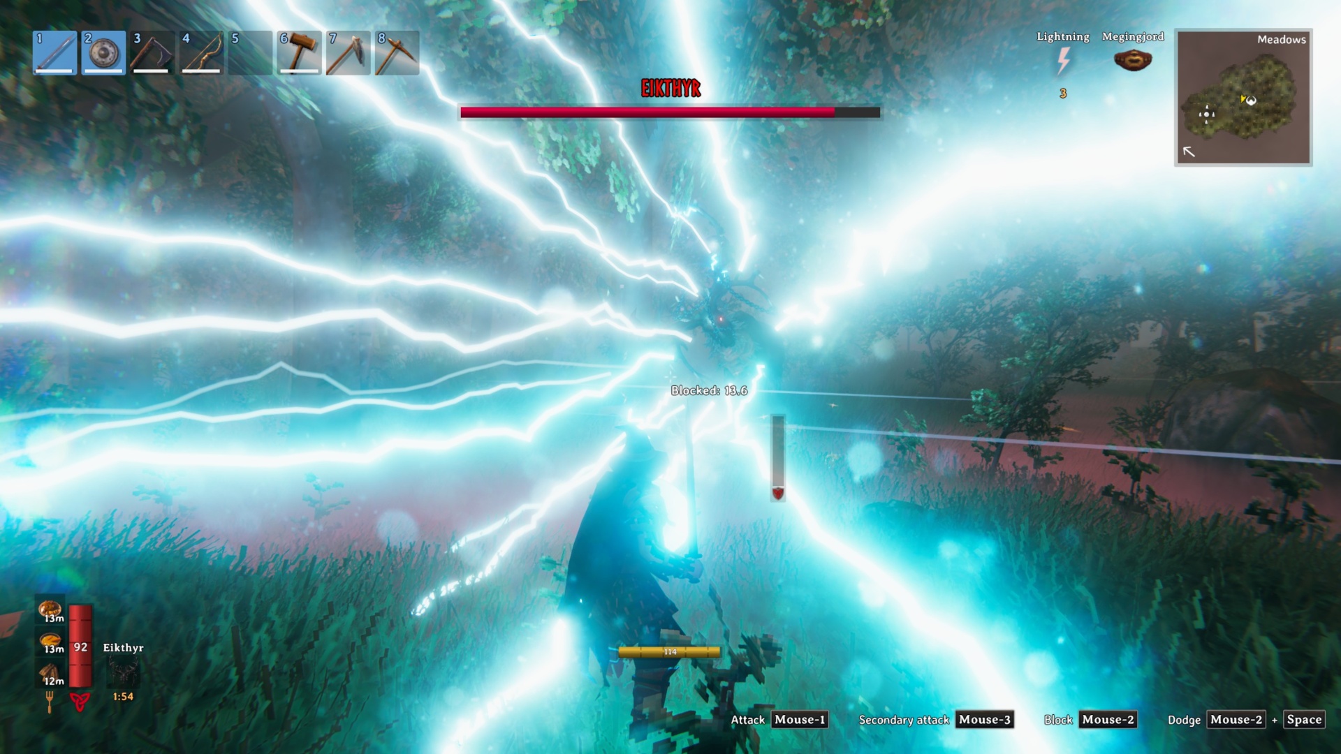 Avoid getting struck by lightning (Image via Coffee Stain | Deltia’s Gaming)