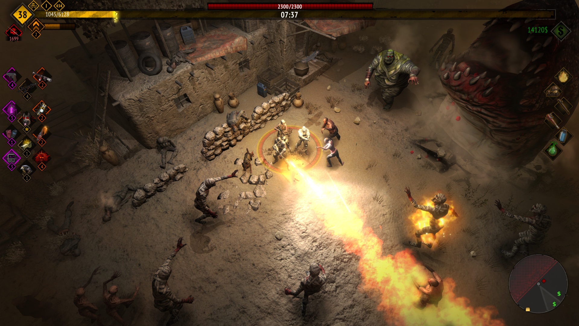 Make one of the best damage builds in Yet Another Zombie Survivors (Image via Awesome Game Studios)