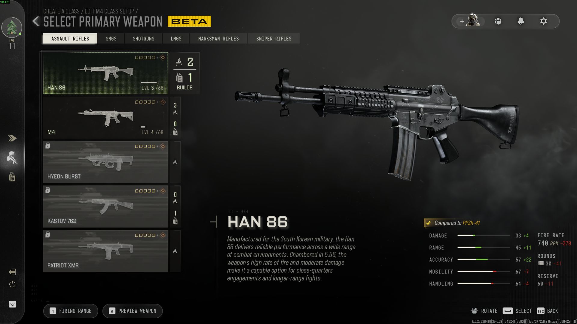 Warzone and MW4: Best Han 86 Class Setup, Perks, Attachments - Deltia's ...