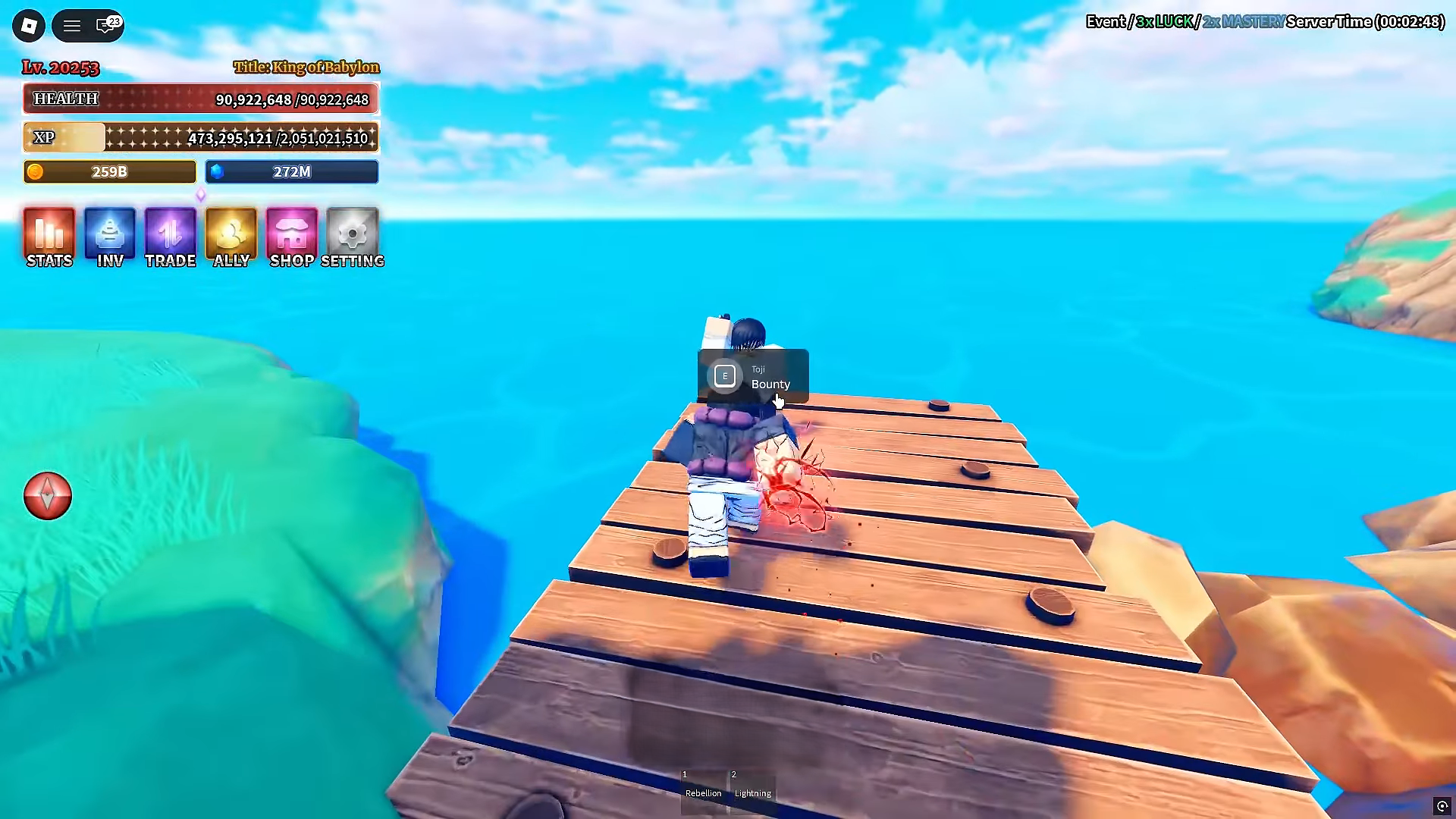 Toji NPC (Image via Roblox Corporation)