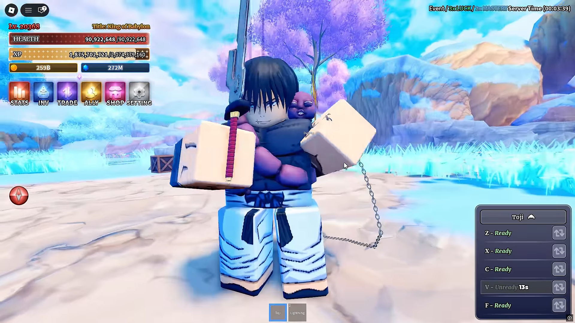 Toji in Sailor Piece (Image via Roblox Corporation)