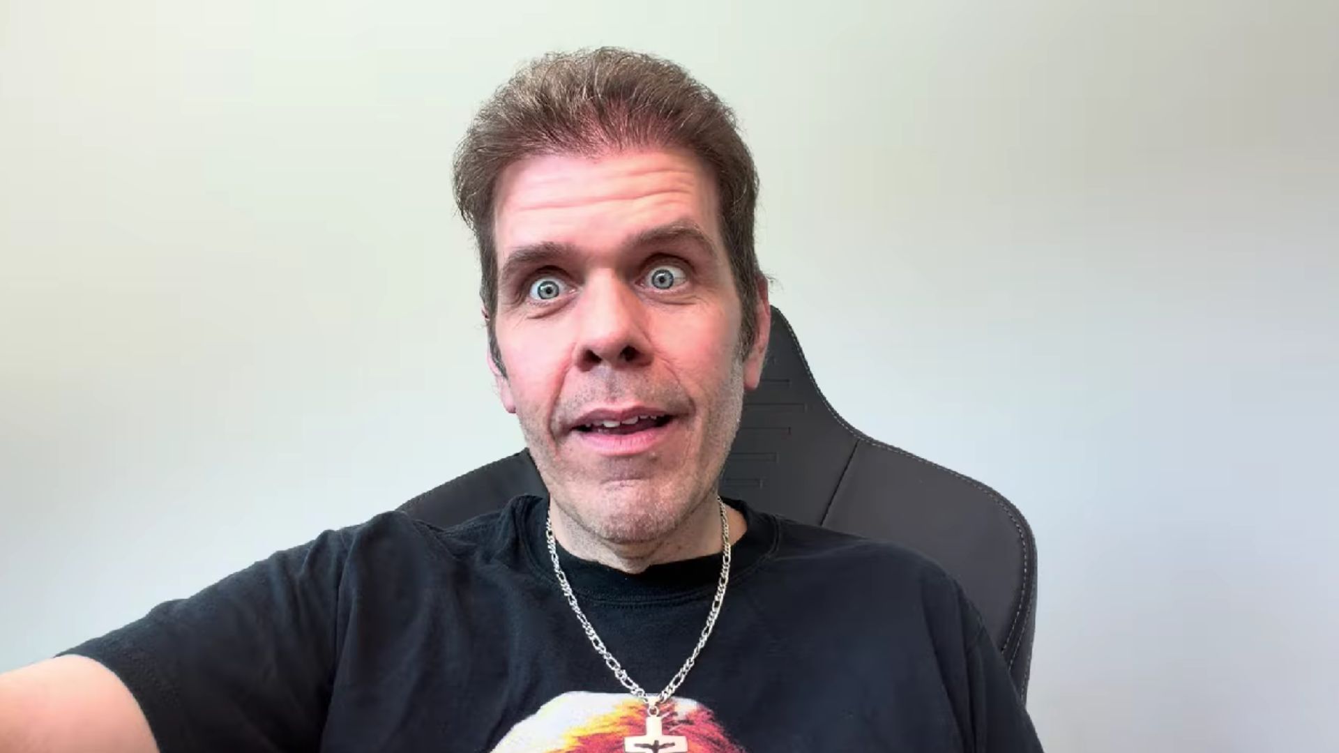 Blogger Perez Hilton allegedly self-harms on TikTok live (Image via YouTube/@PerezHilton)