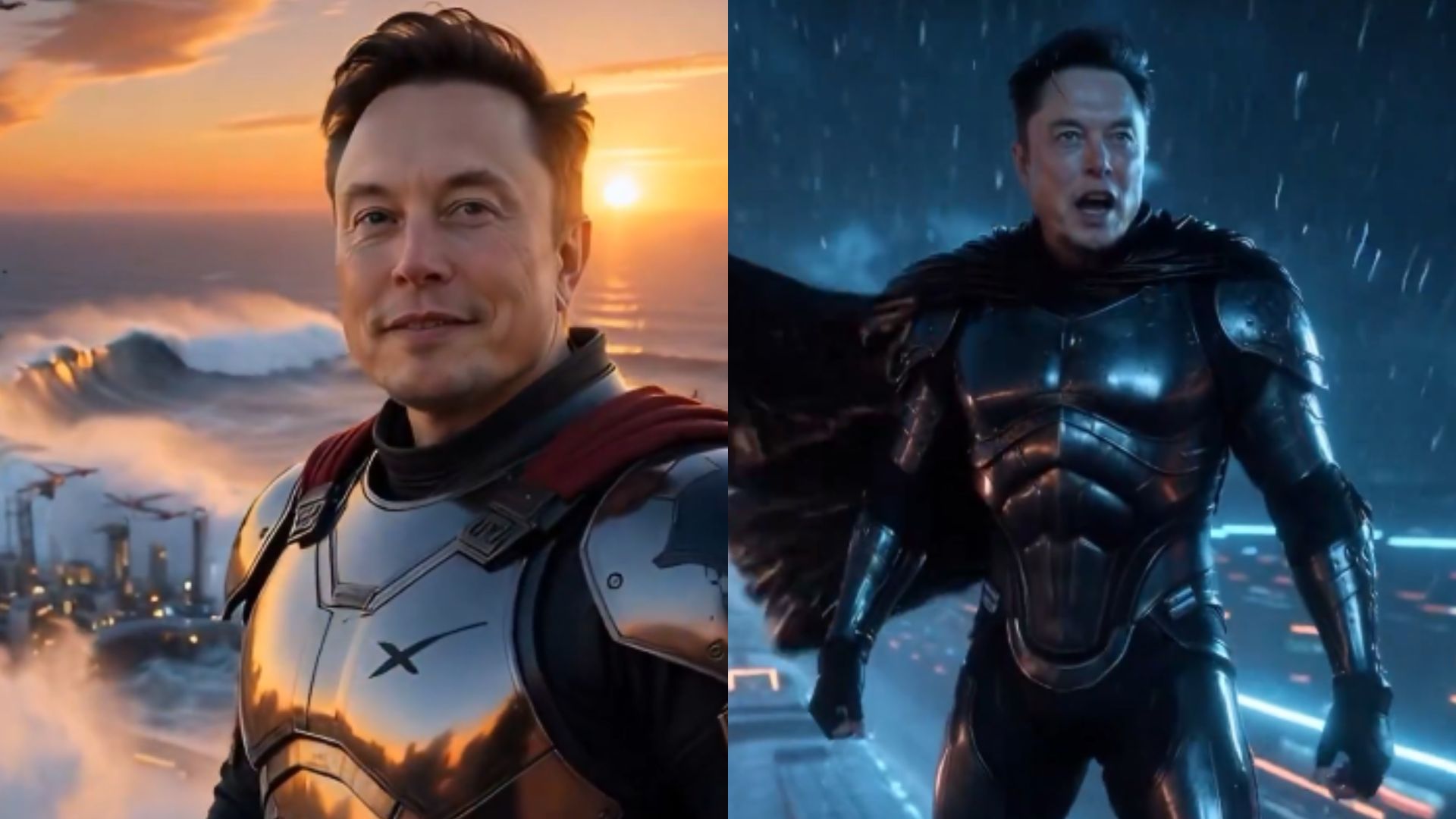 Elon Musk reposted a video of himself (Source: elonmusk/X)