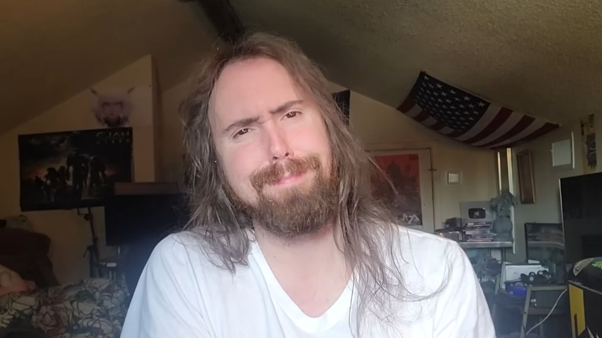 Asmongold received a two-week suspension on Twitch (Image via YouTube/@AsmonTV )