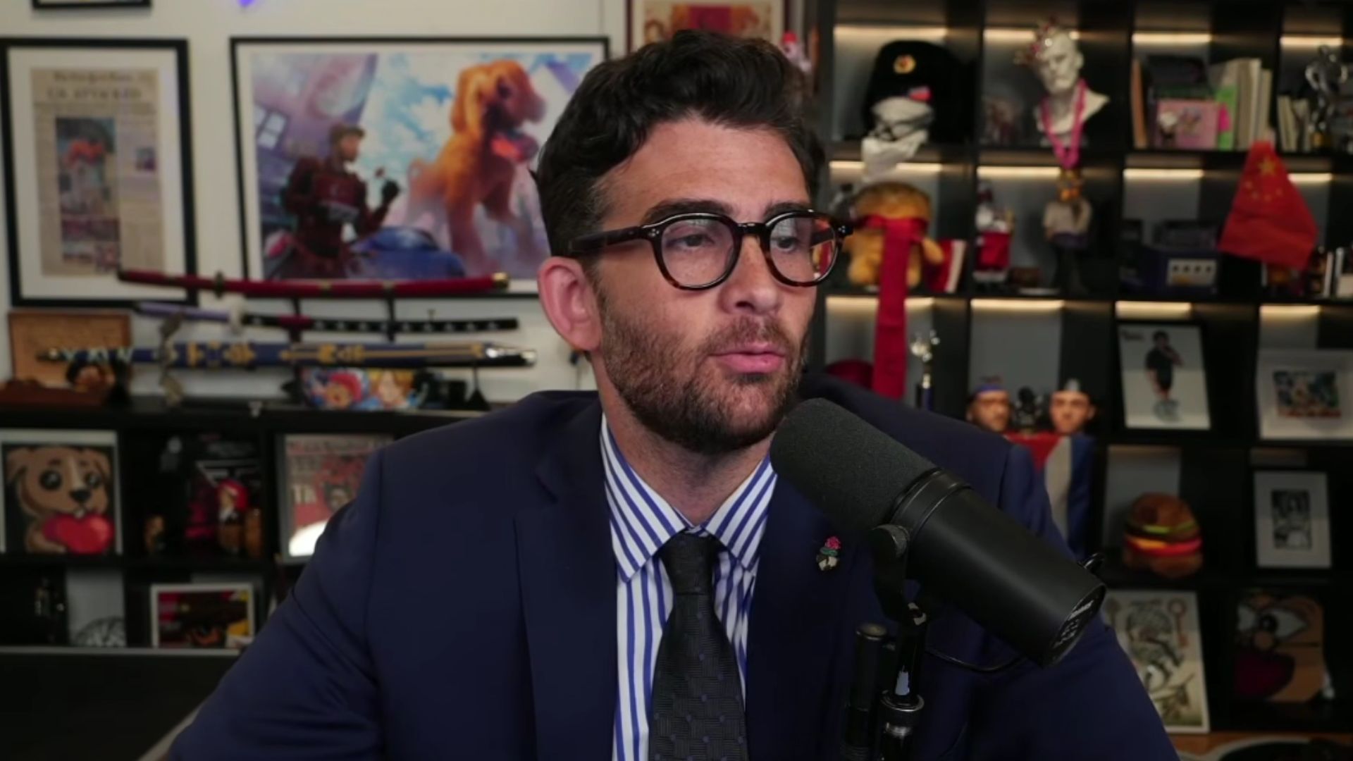 Hasan Piker responds to Elon Musk's comments about Twitch (Image via YouTube/@HasanAbi)
