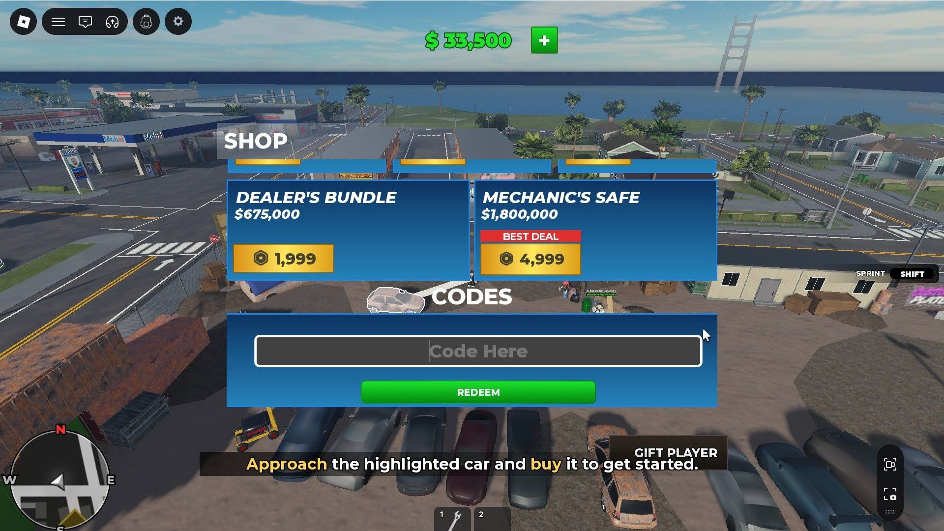 The process will feel similar to other games on the platform (Image via Roblox Corporation)