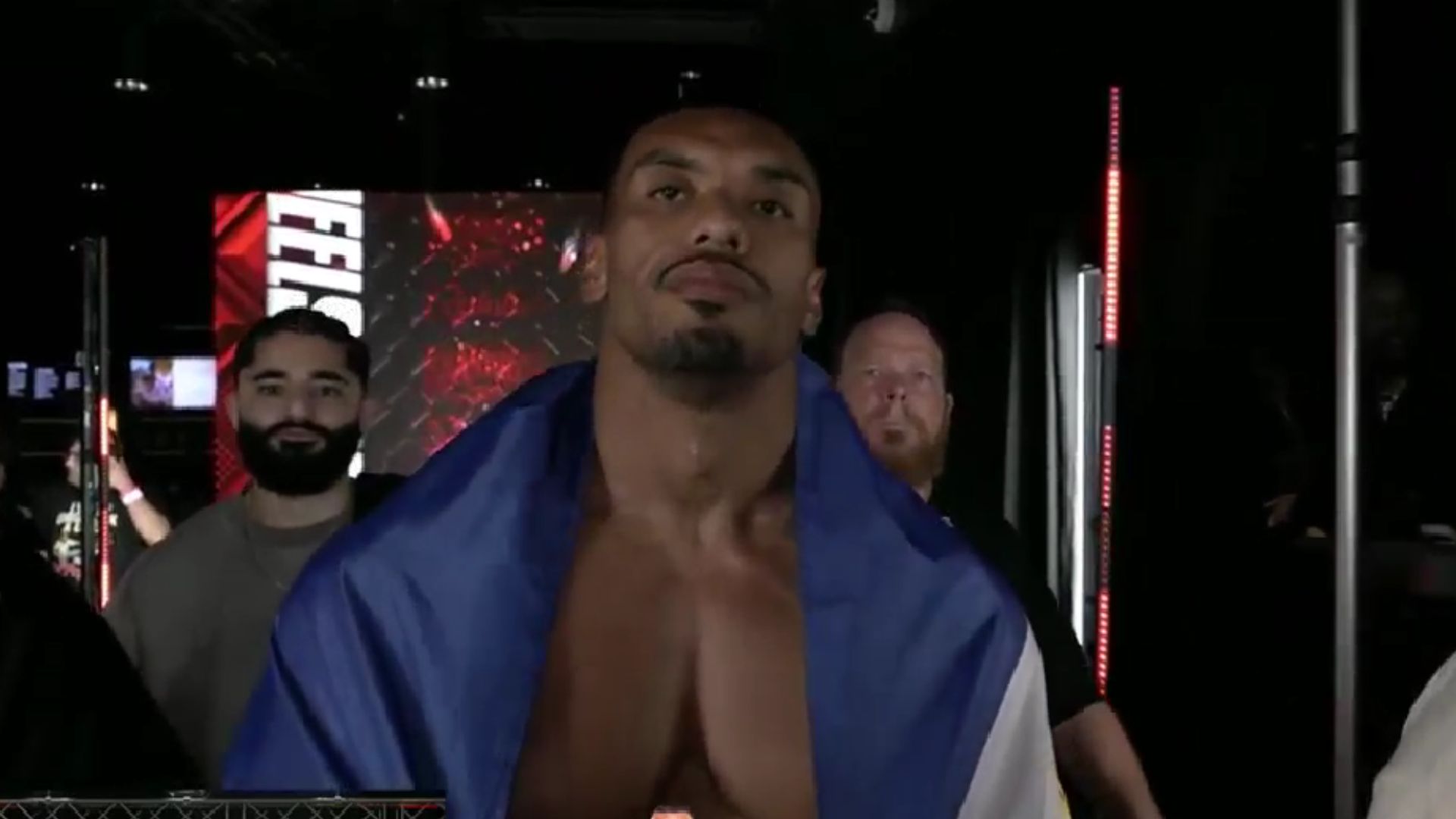 Larry Wheels shares his thoughts on the fight (Image via Kick/@adinross)