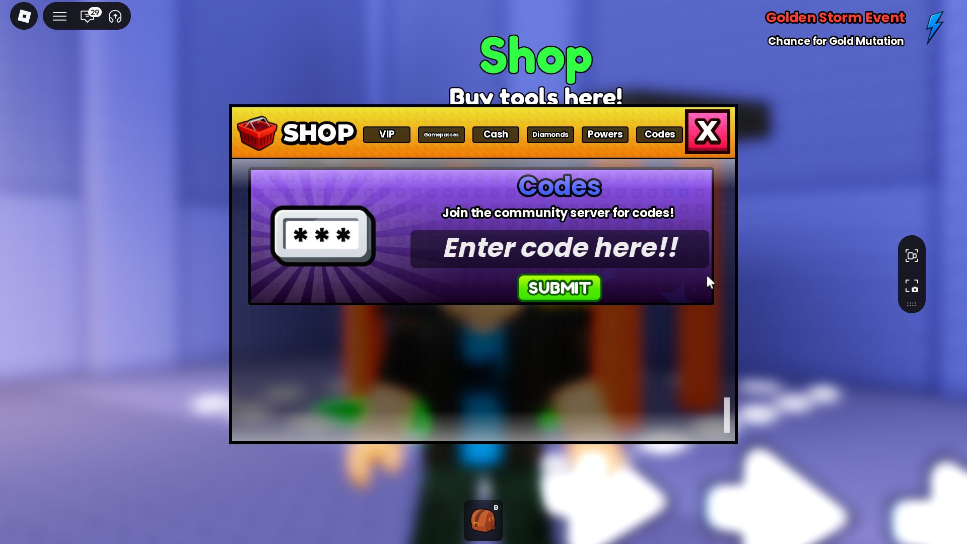 The redemption process will be easy to remember (Image via Roblox Corporation)