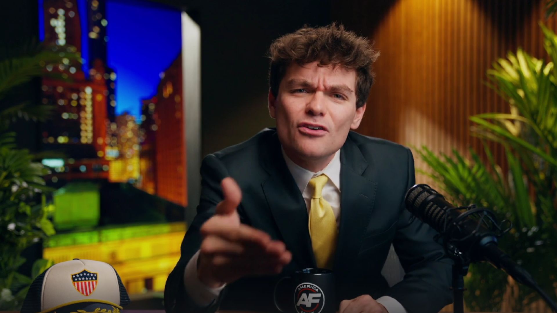 Nick Fuentes considers light skinned people to be the best aesthetically (Image via Rumble/@nickjfuentes)