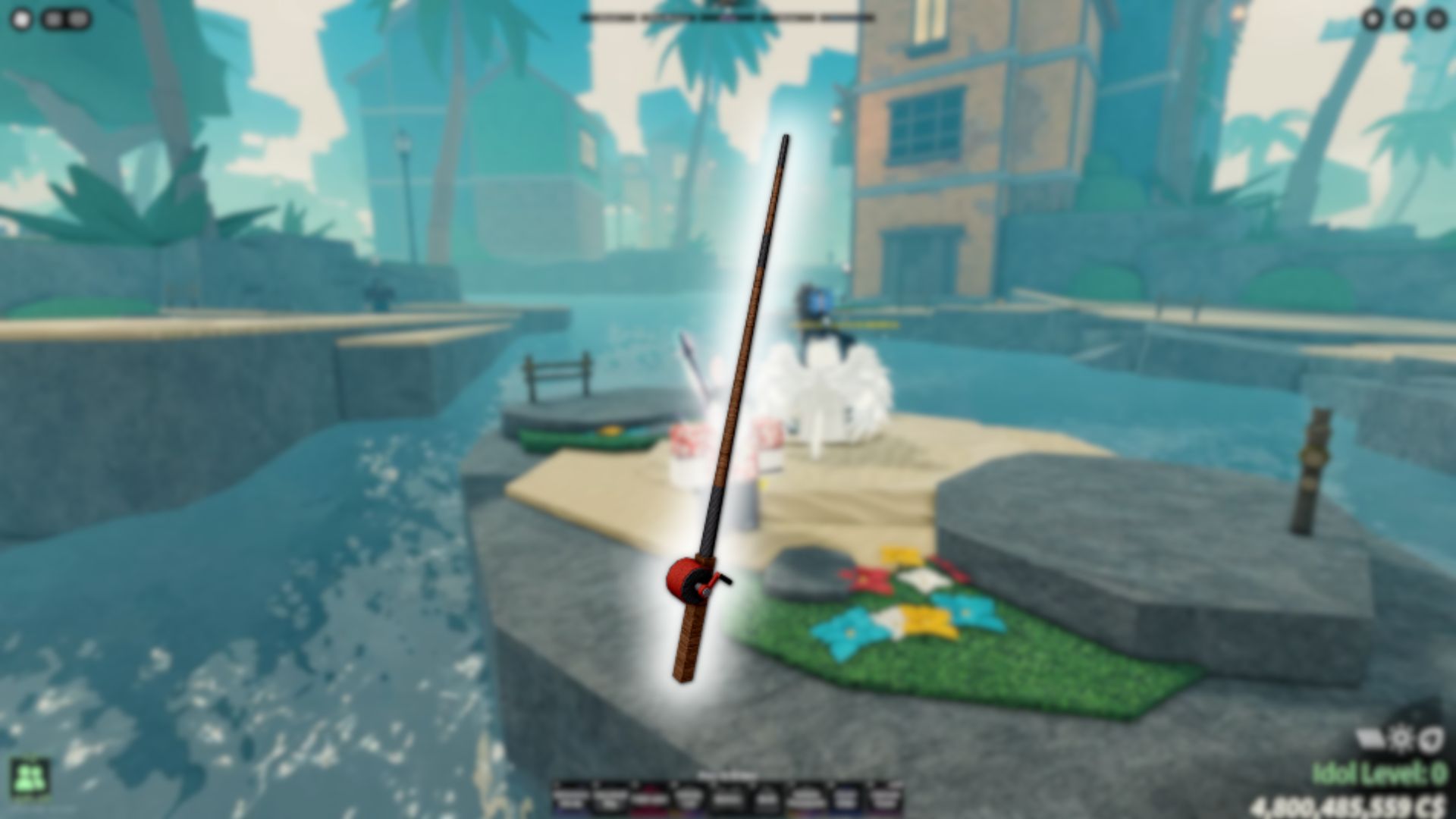 Artisan Rod in Fisch (Image via Roblox Corporation)