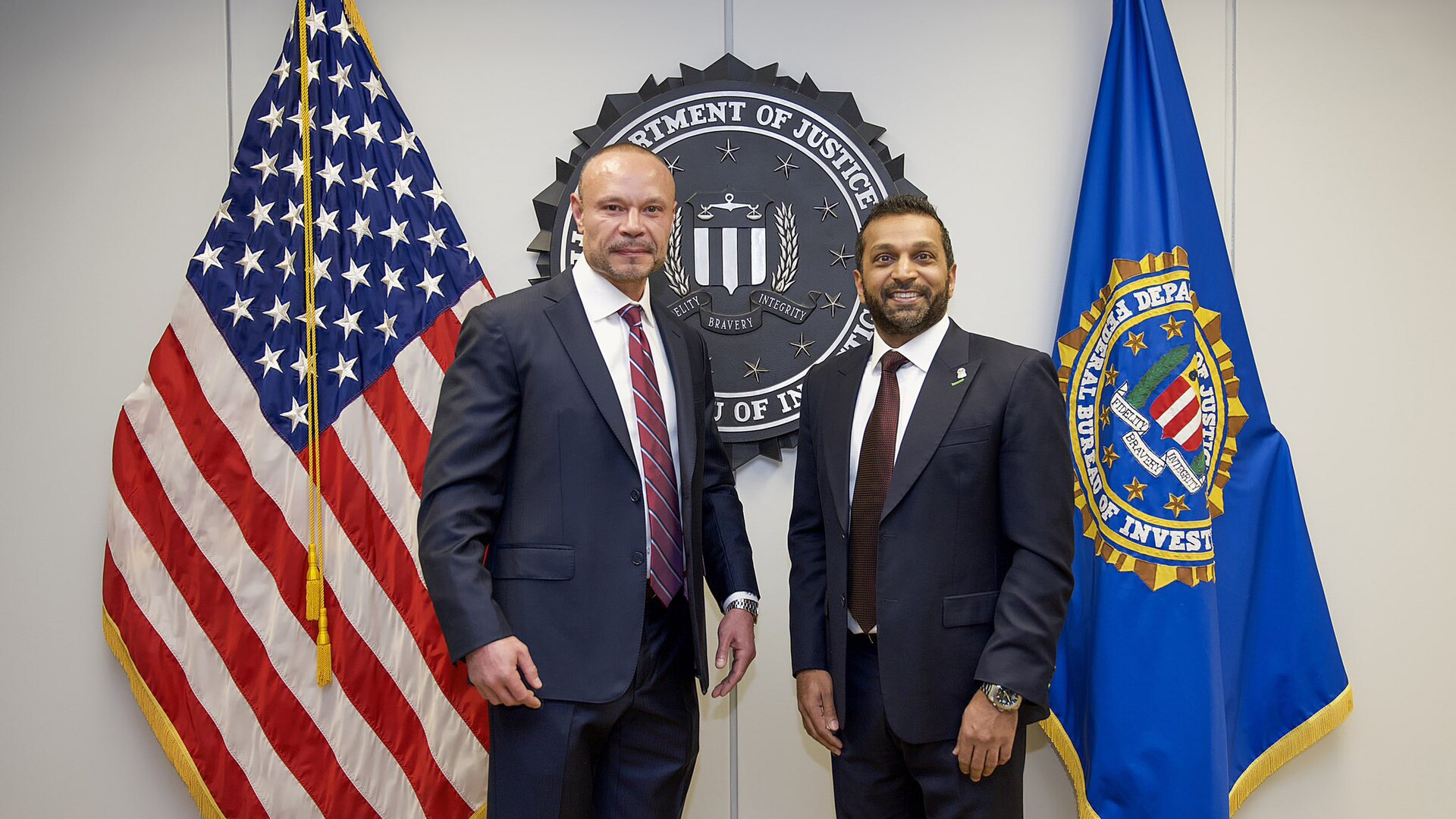 Director and Deputy Director of FBI (Image via Federal Bureau of Investigation)
