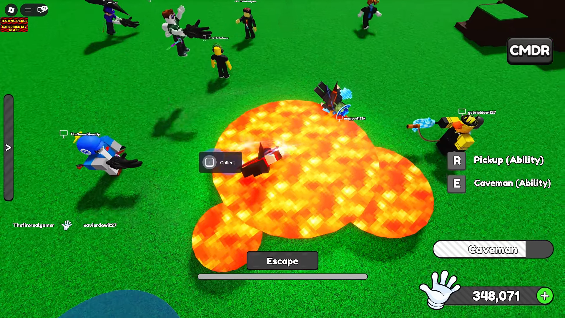 Collect the cobblestone to get the Infinite Cobblestone Generator badge (Image via Roblox Corporation)