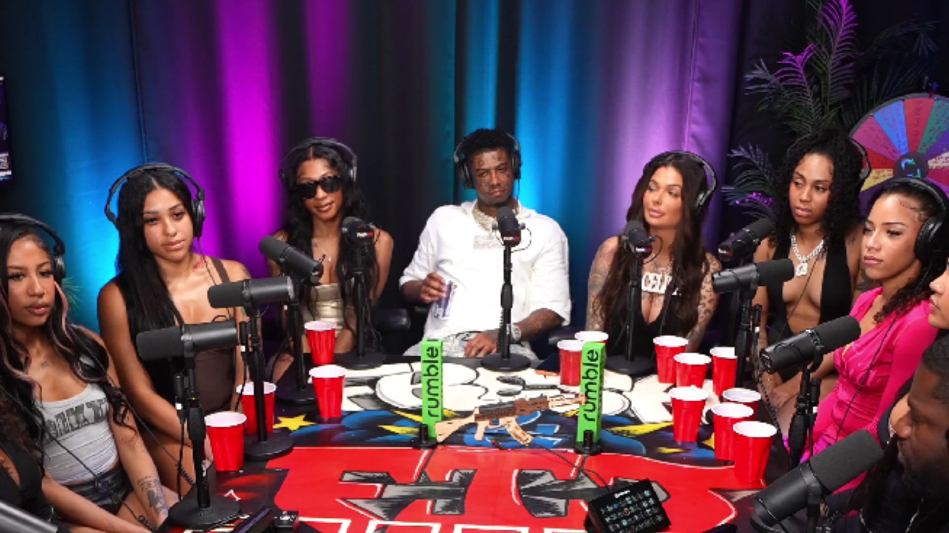 Rapper Blueface talks about racism (Image via Rumble/@freshandfit)